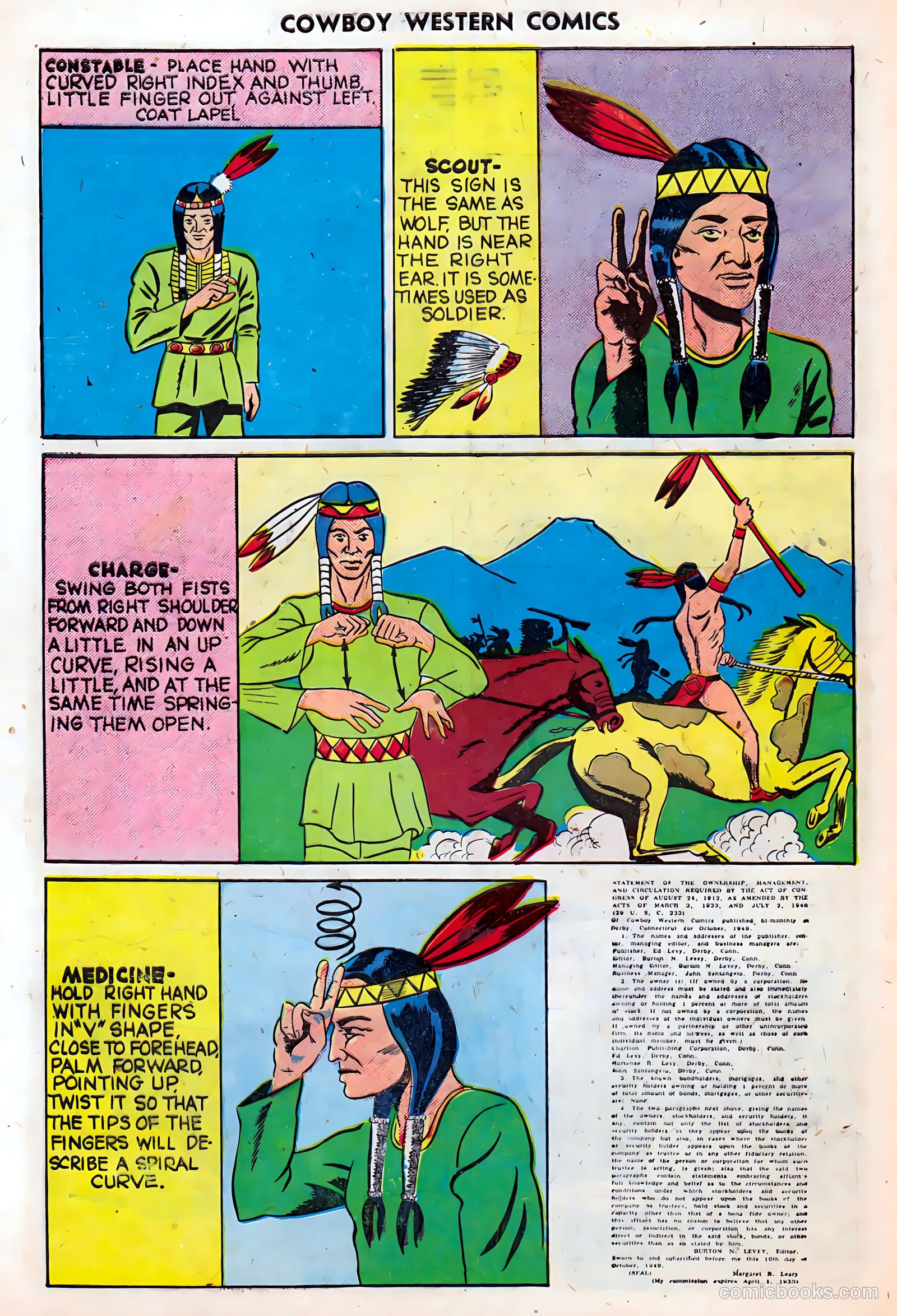 Cowboy Western Comics #27 (1950) — page 28 of 36