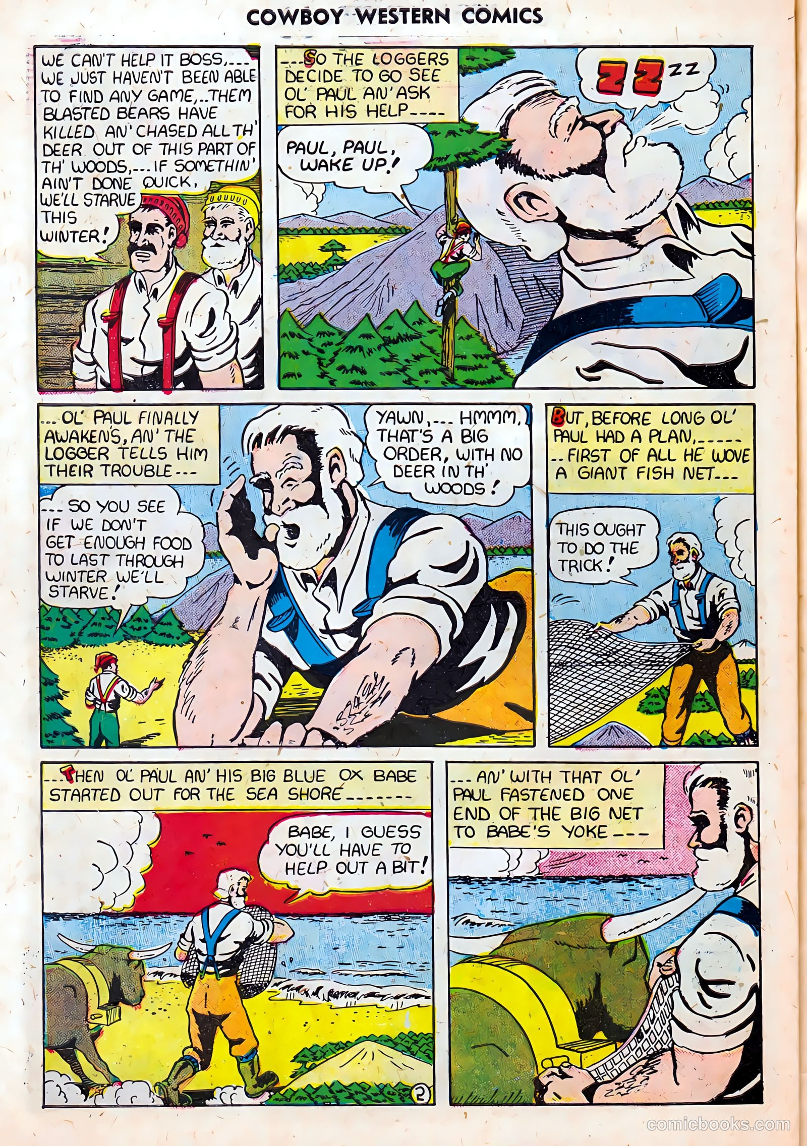 Cowboy Western Comics #27 (1950) — page 30 of 36