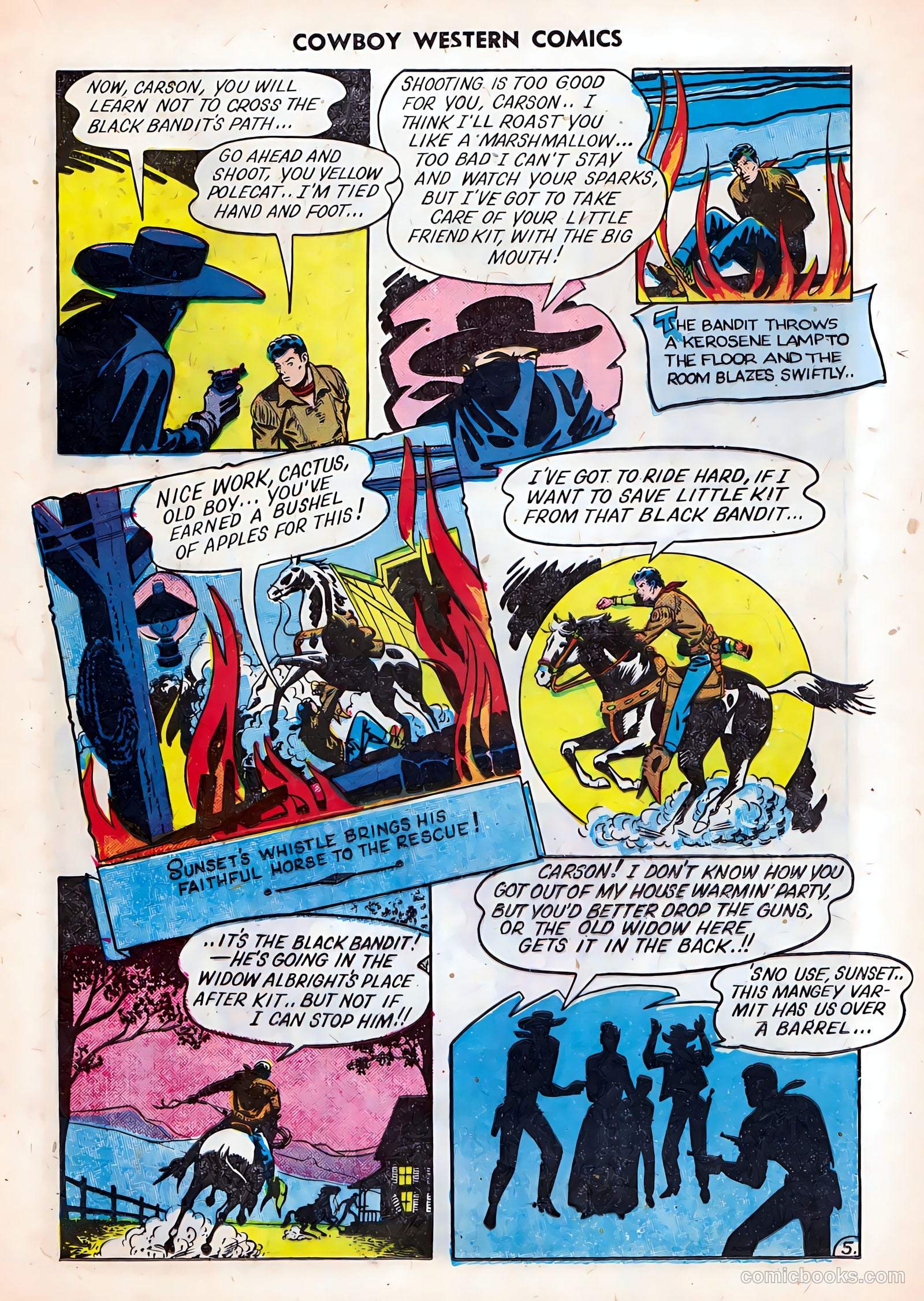 Cowboy Western Comics #27 (1950) — page 17 of 36