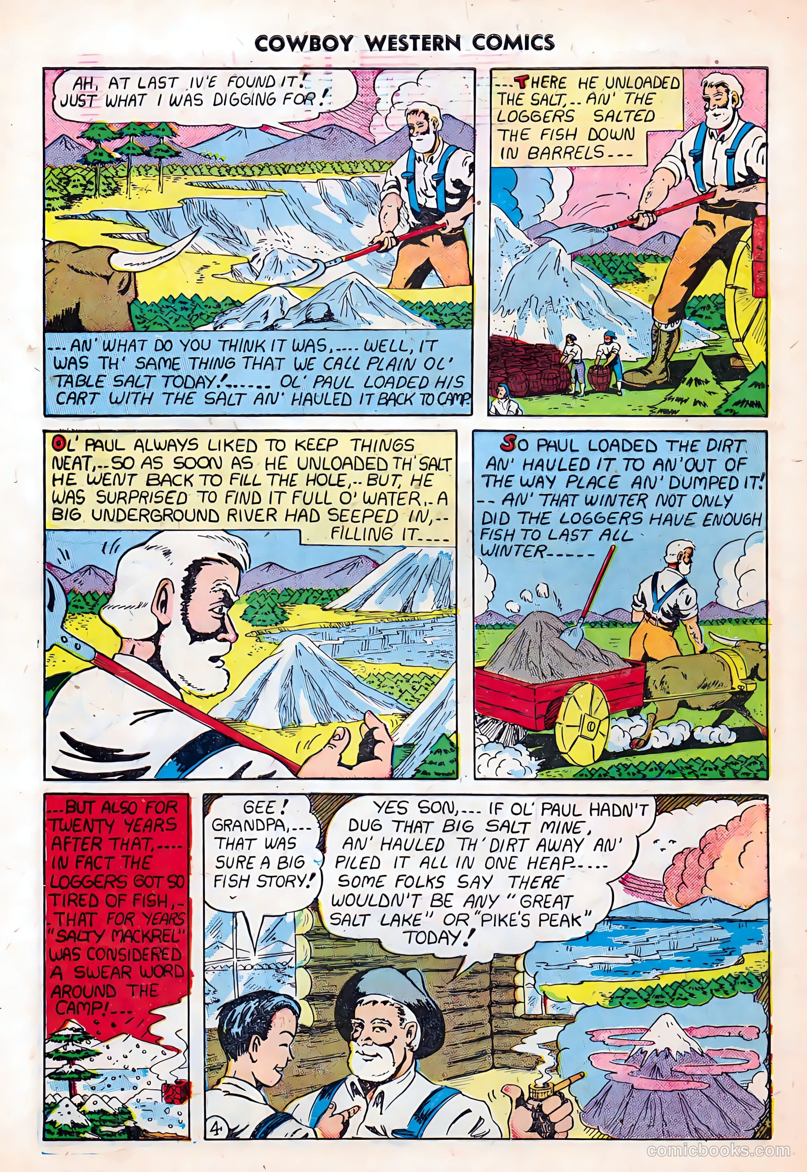 Cowboy Western Comics #27 (1950) — page 32 of 36
