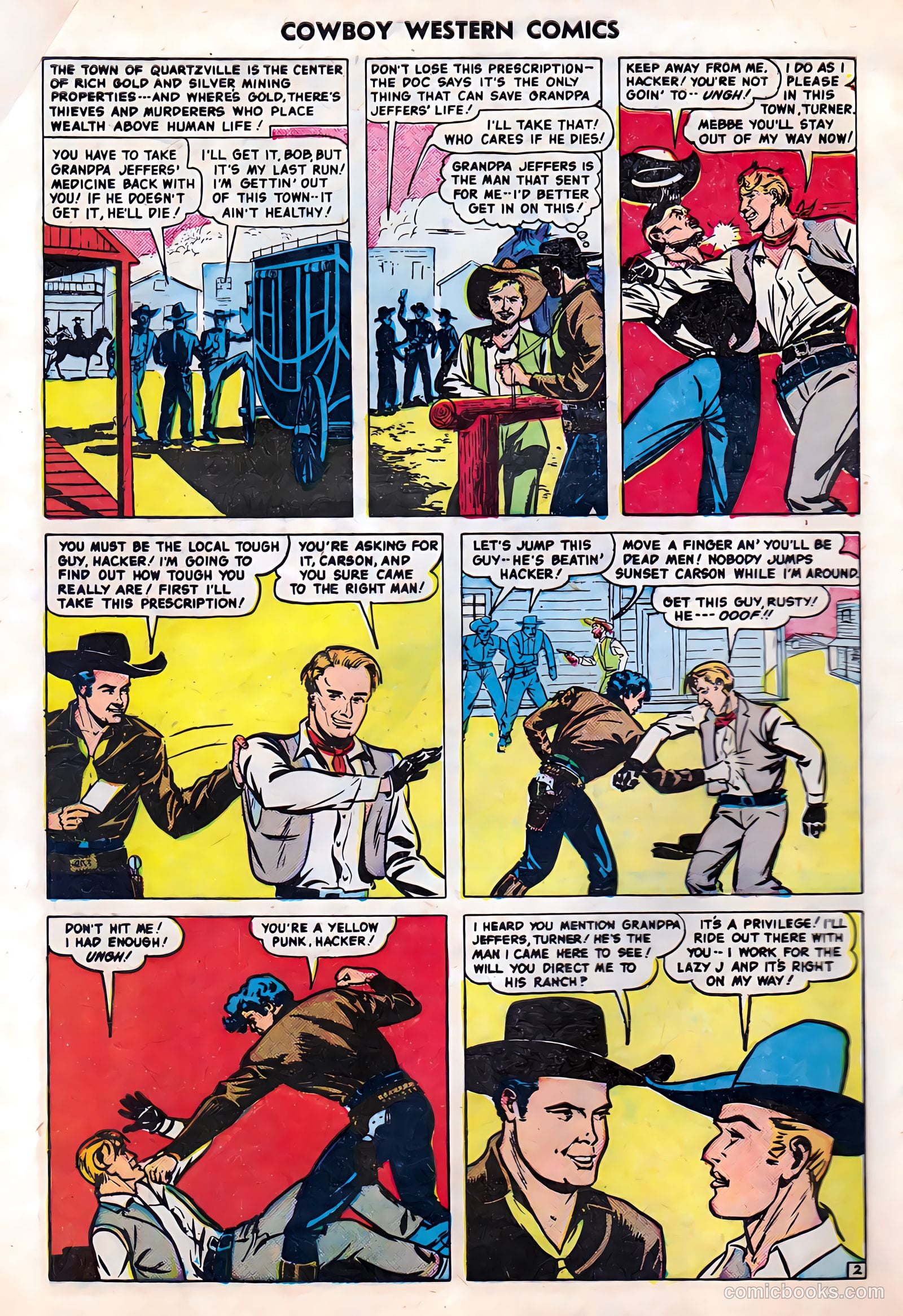 Cowboy Western Comics #28 (1950) — page 4 of 36
