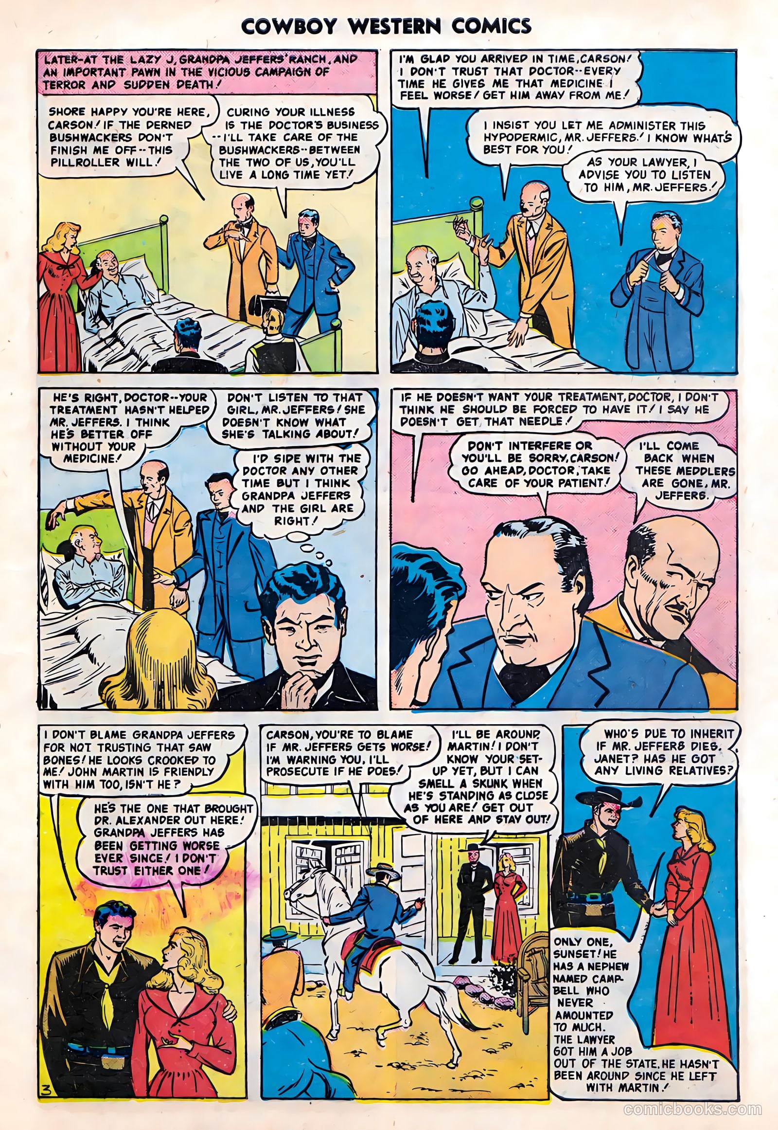 Cowboy Western Comics #28 (1950) — page 5 of 36