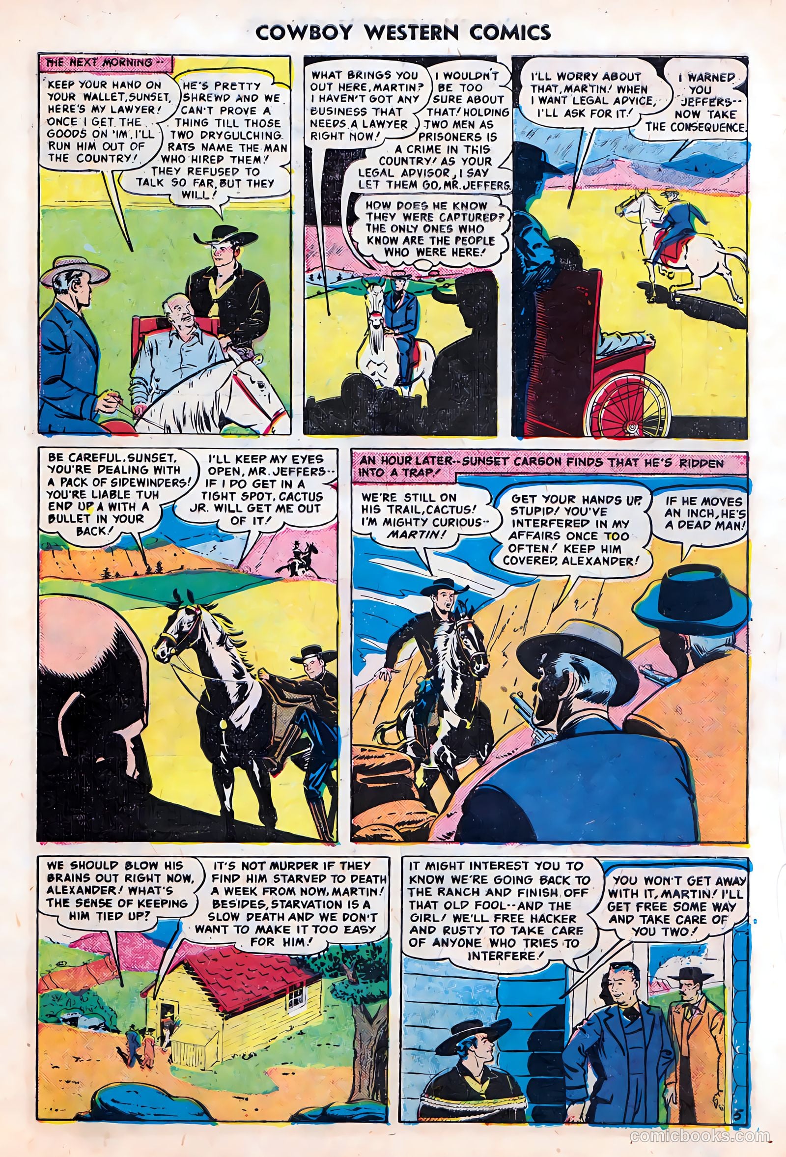 Cowboy Western Comics #28 (1950) — page 7 of 36