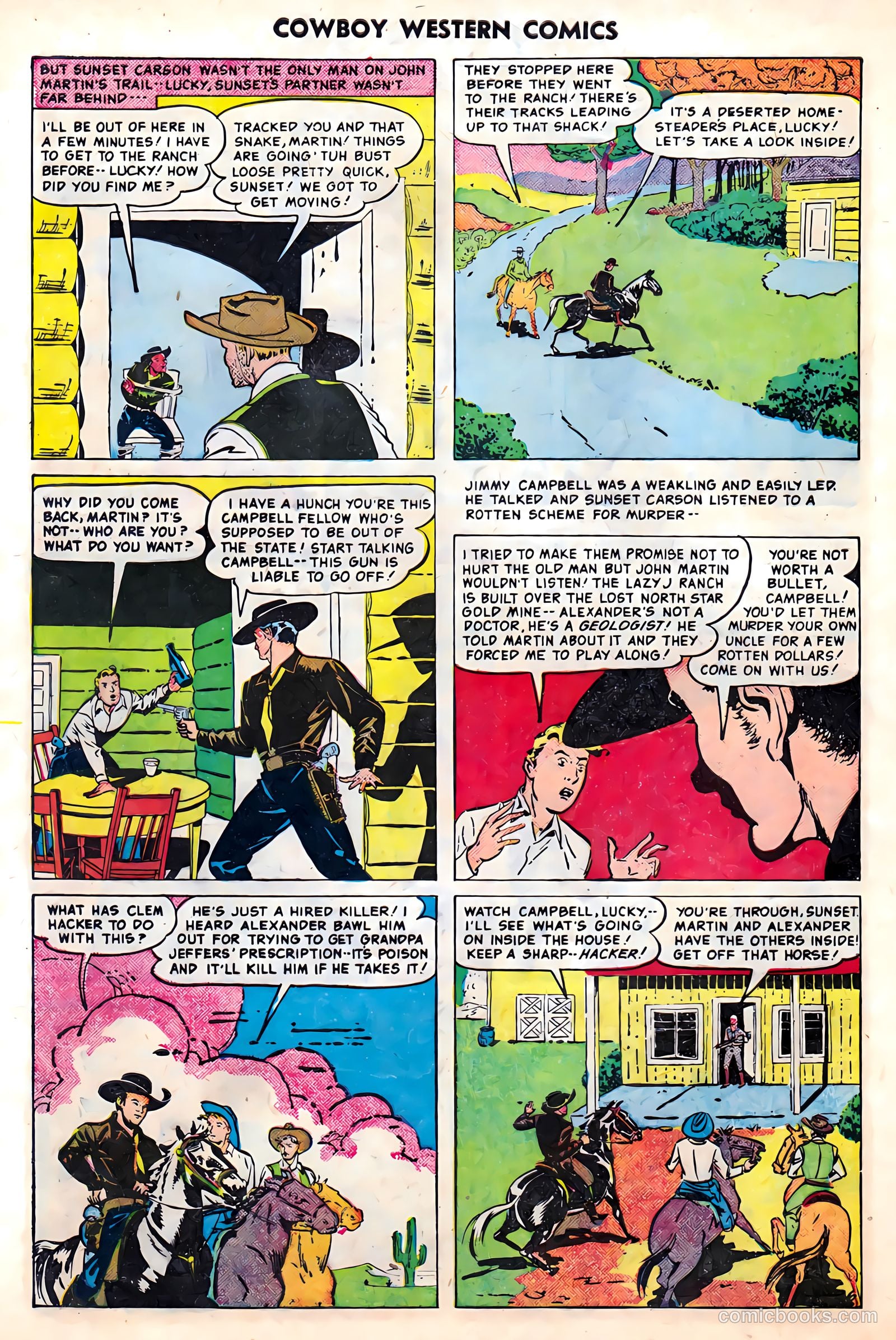Cowboy Western Comics #28 (1950) — page 8 of 36