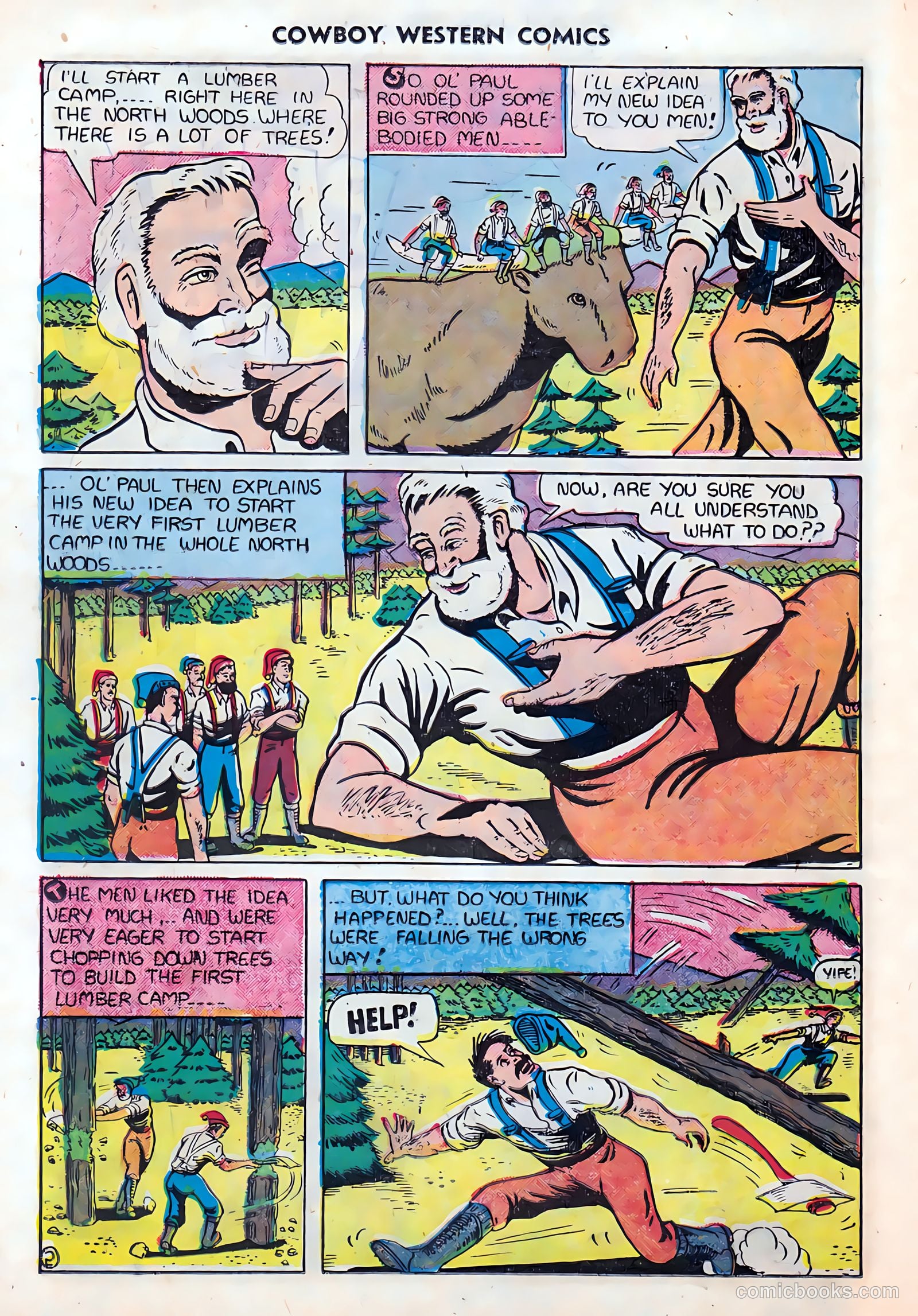 Cowboy Western Comics #28 (1950) — page 14 of 36