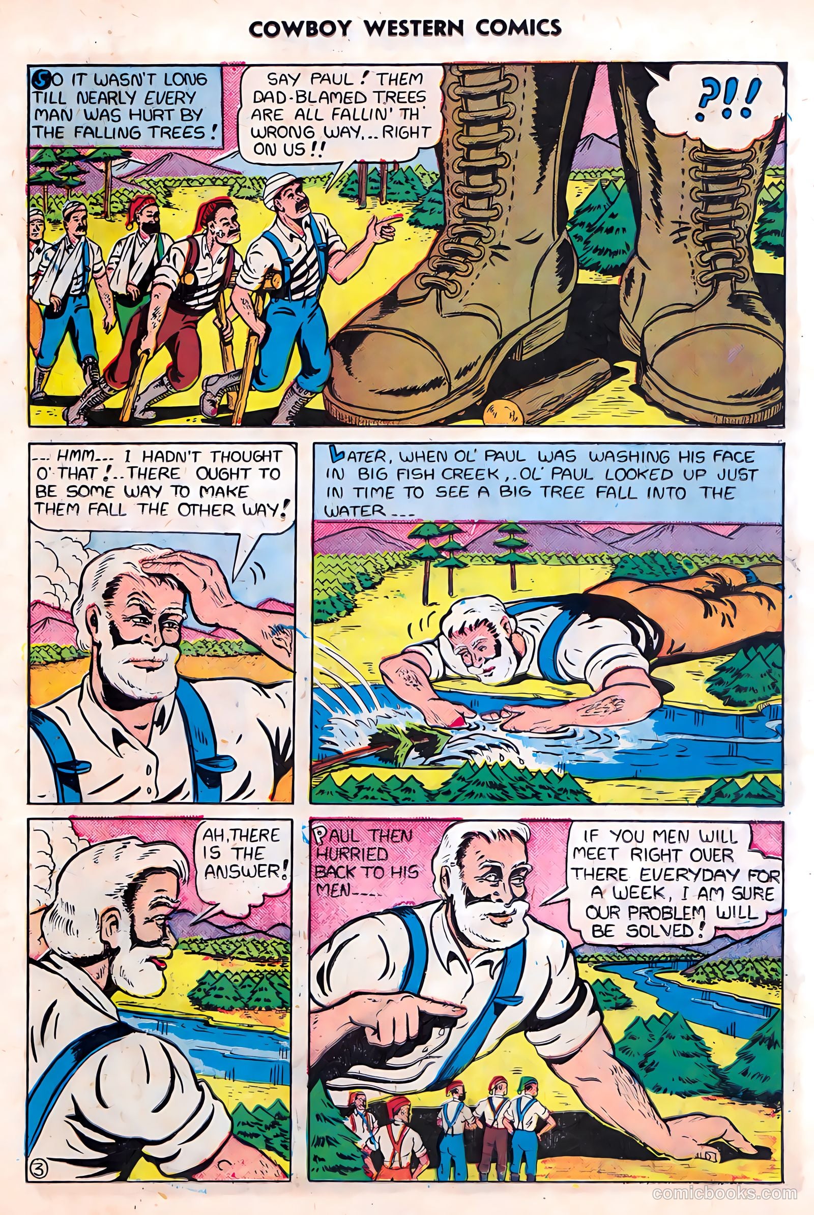 Cowboy Western Comics #28 (1950) — page 15 of 36