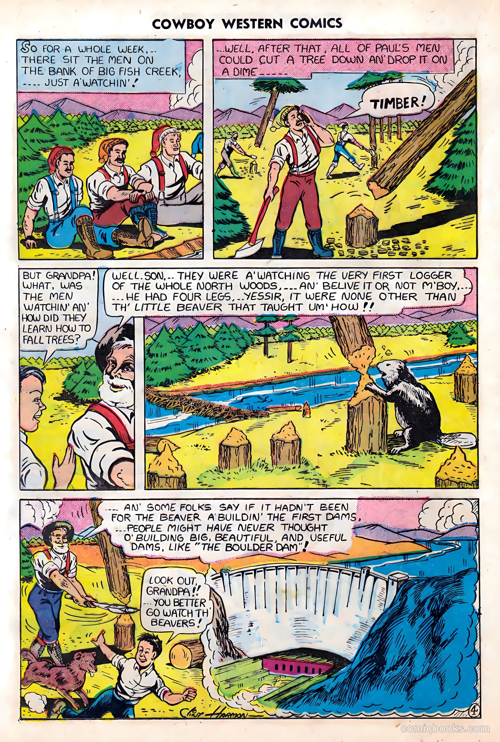 Cowboy Western Comics #28 (1950) — page 16 of 36