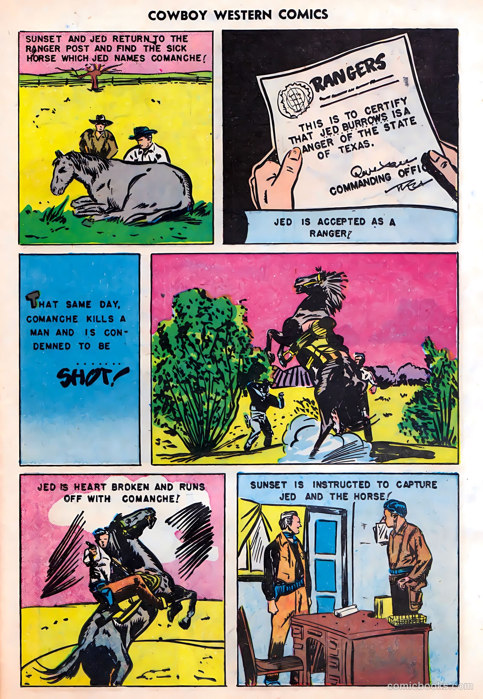 Cowboy Western Comics #28 (1950) — page 25 of 36