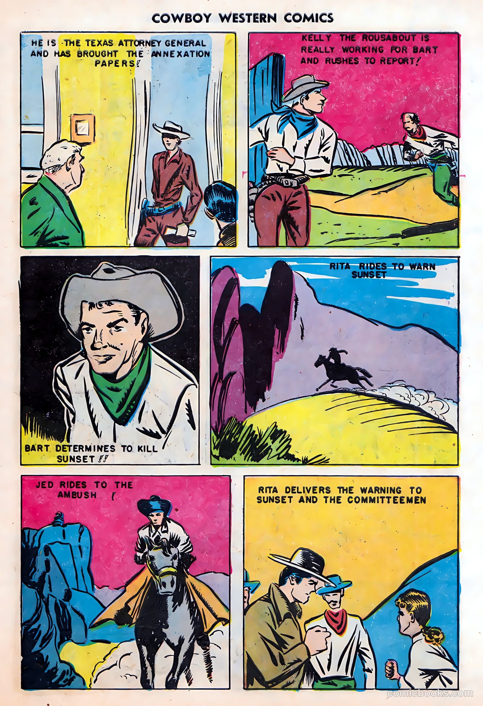 Cowboy Western Comics #28 (1950) — page 27 of 36
