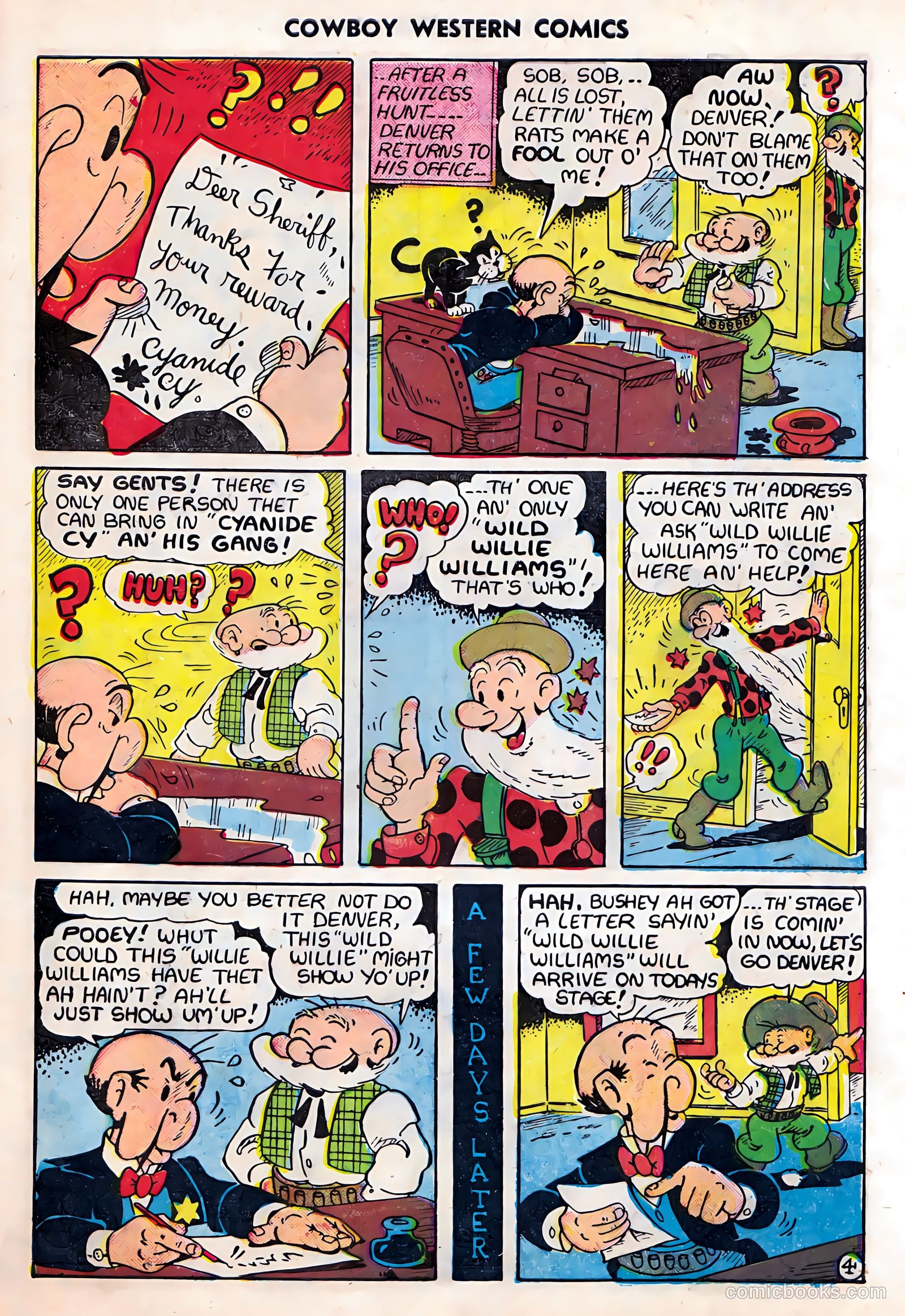 Cowboy Western Comics #28 (1950) — page 33 of 36