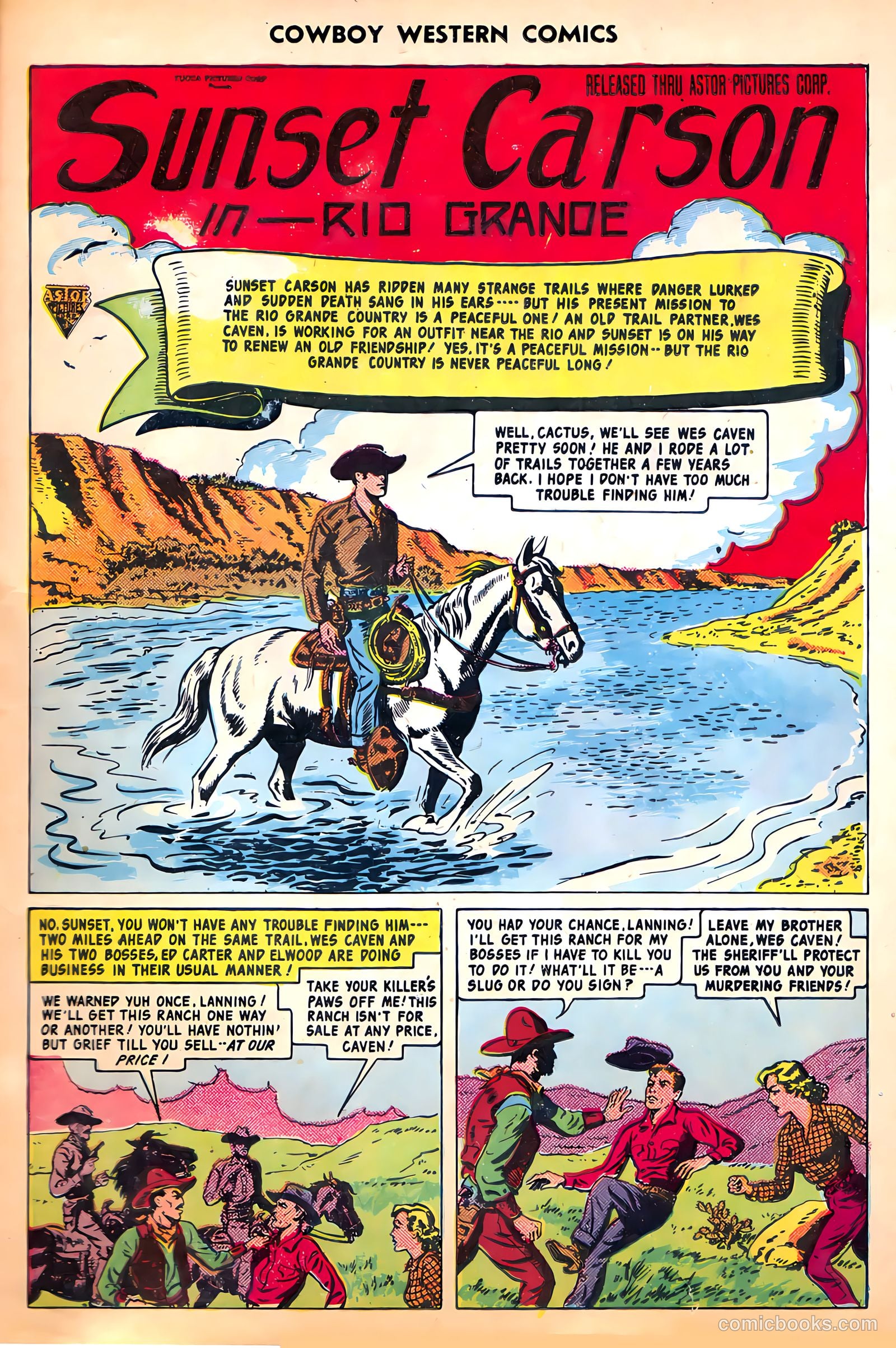 Cowboy Western Comics #29 (1950) — page 3 of 36