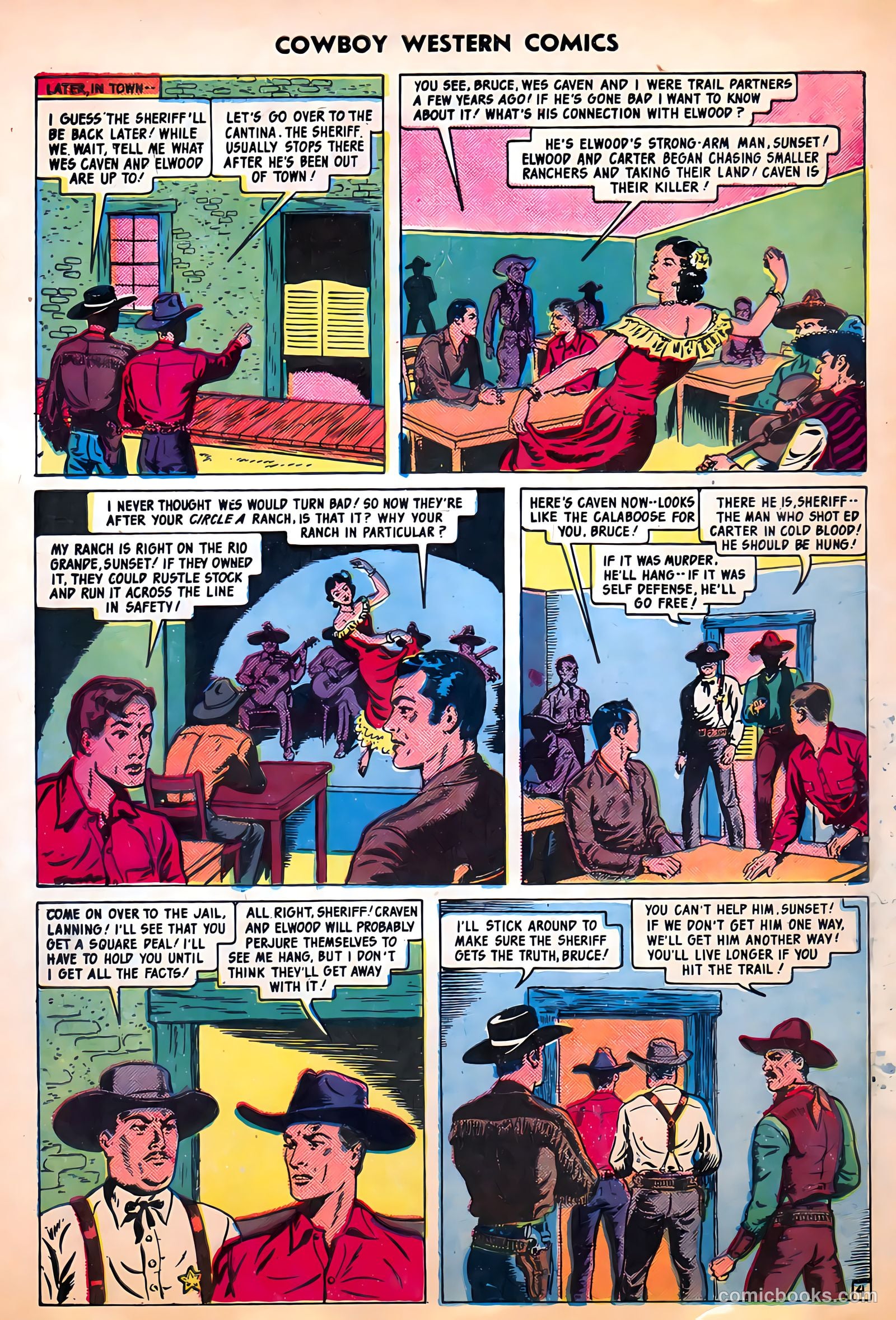 Cowboy Western Comics #29 (1950) — page 6 of 36