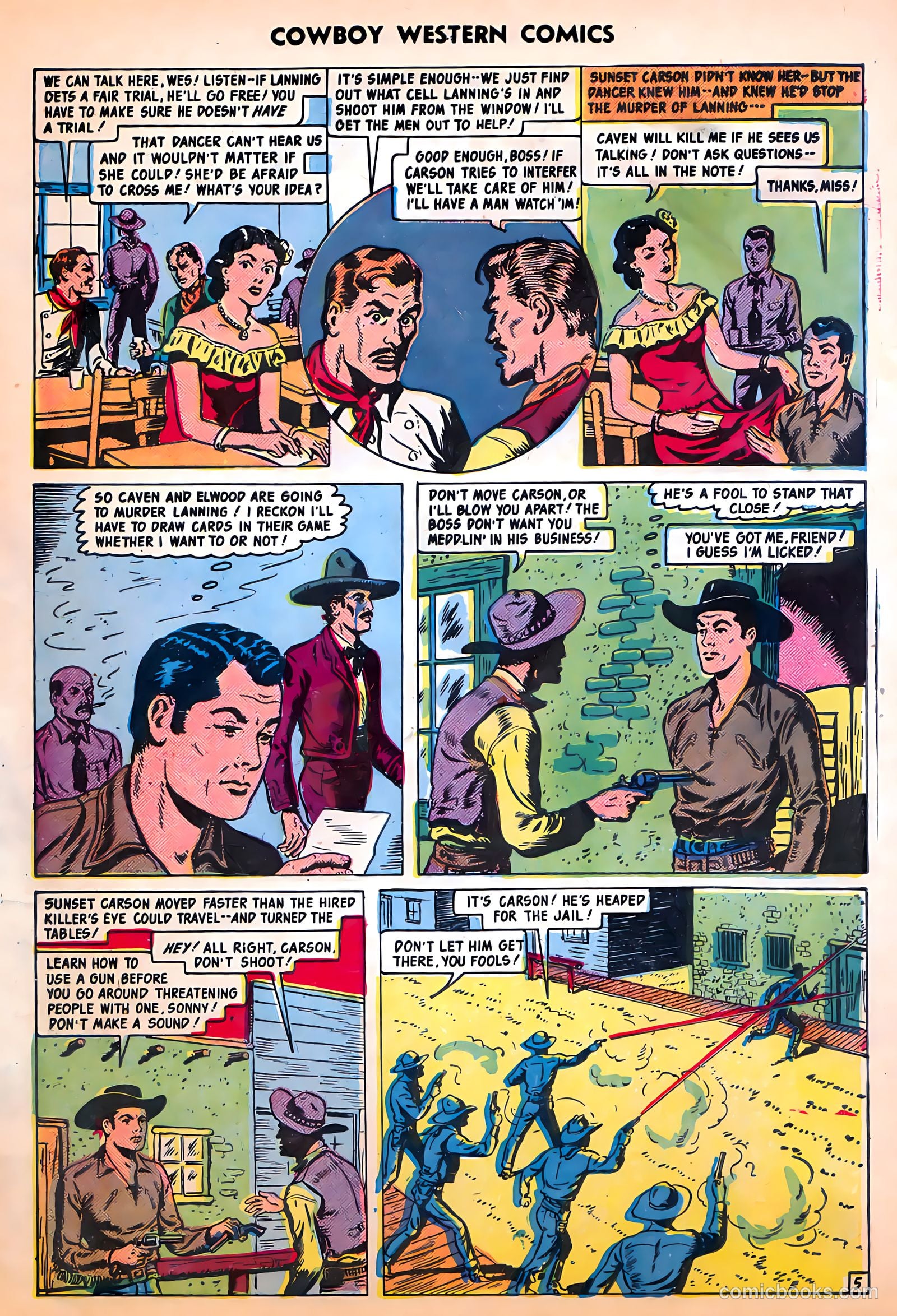 Cowboy Western Comics #29 (1950) — page 7 of 36
