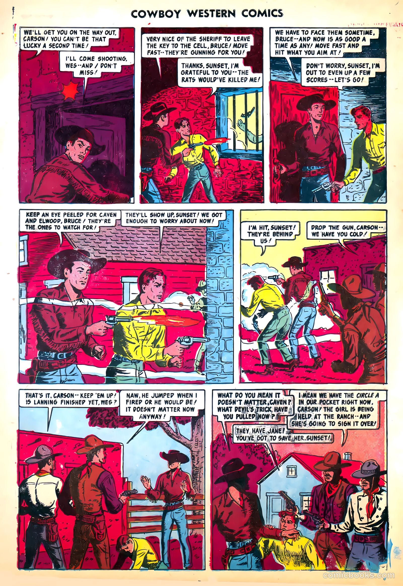 Cowboy Western Comics #29 (1950) — page 8 of 36