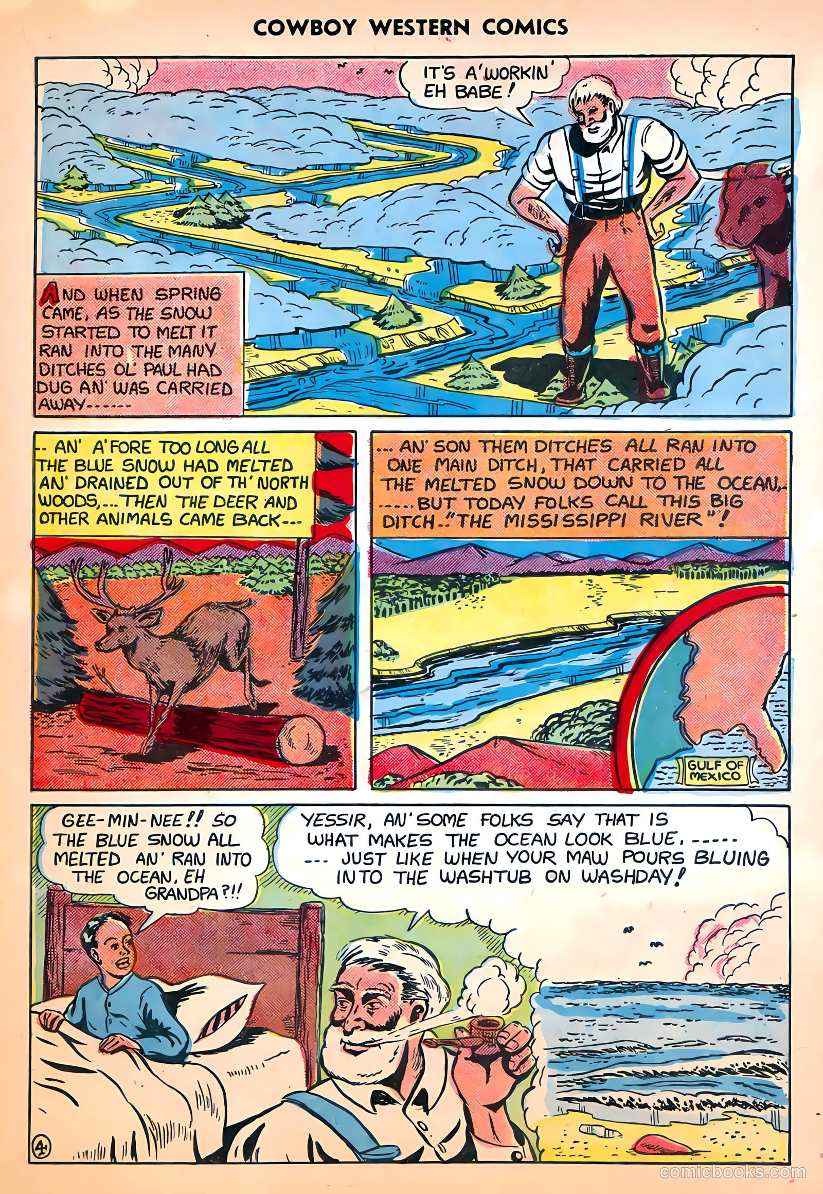 Cowboy Western Comics #29 (1950) — page 17 of 36