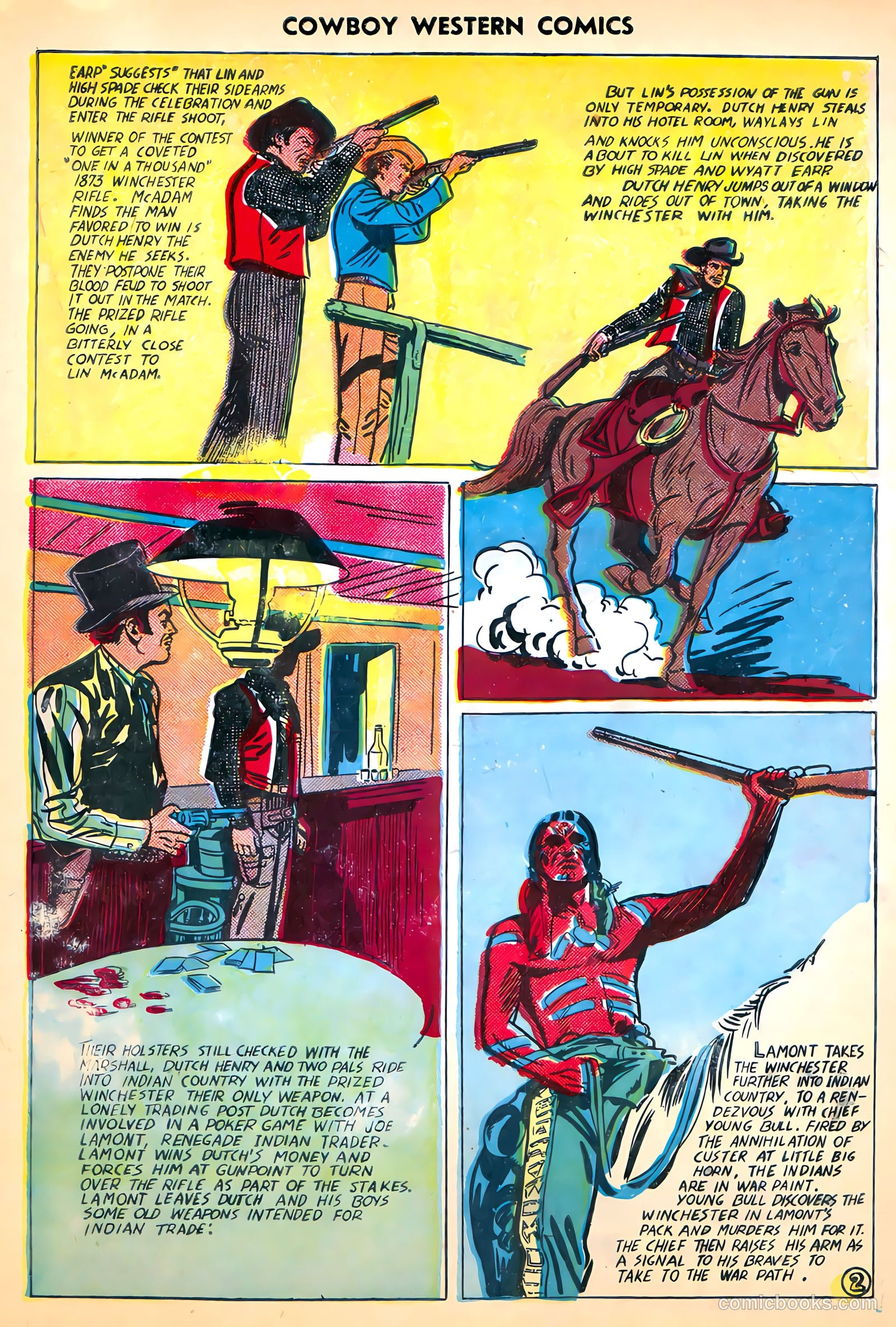 Cowboy Western Comics #29 (1950) — page 21 of 36