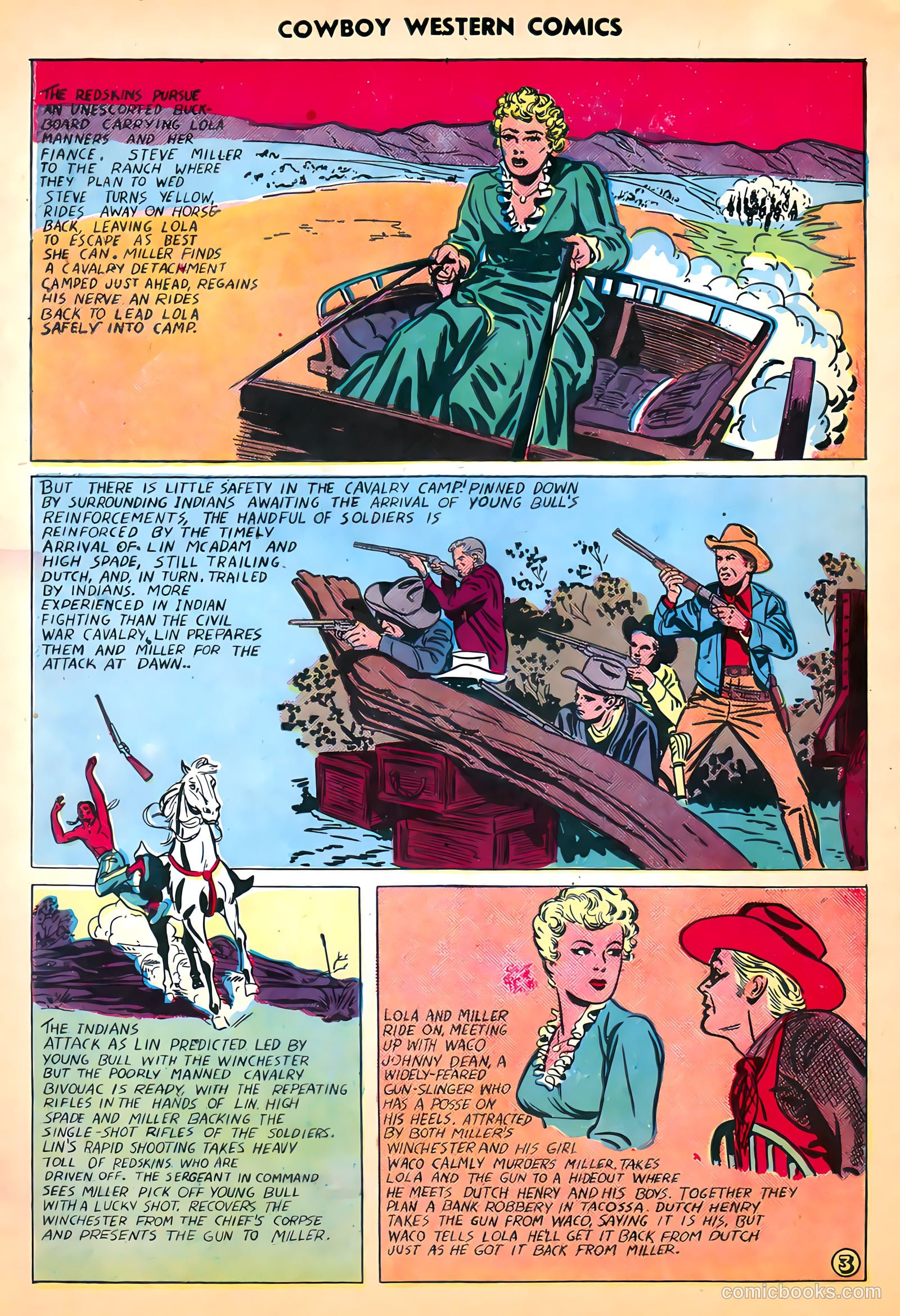Cowboy Western Comics #29 (1950) — page 22 of 36