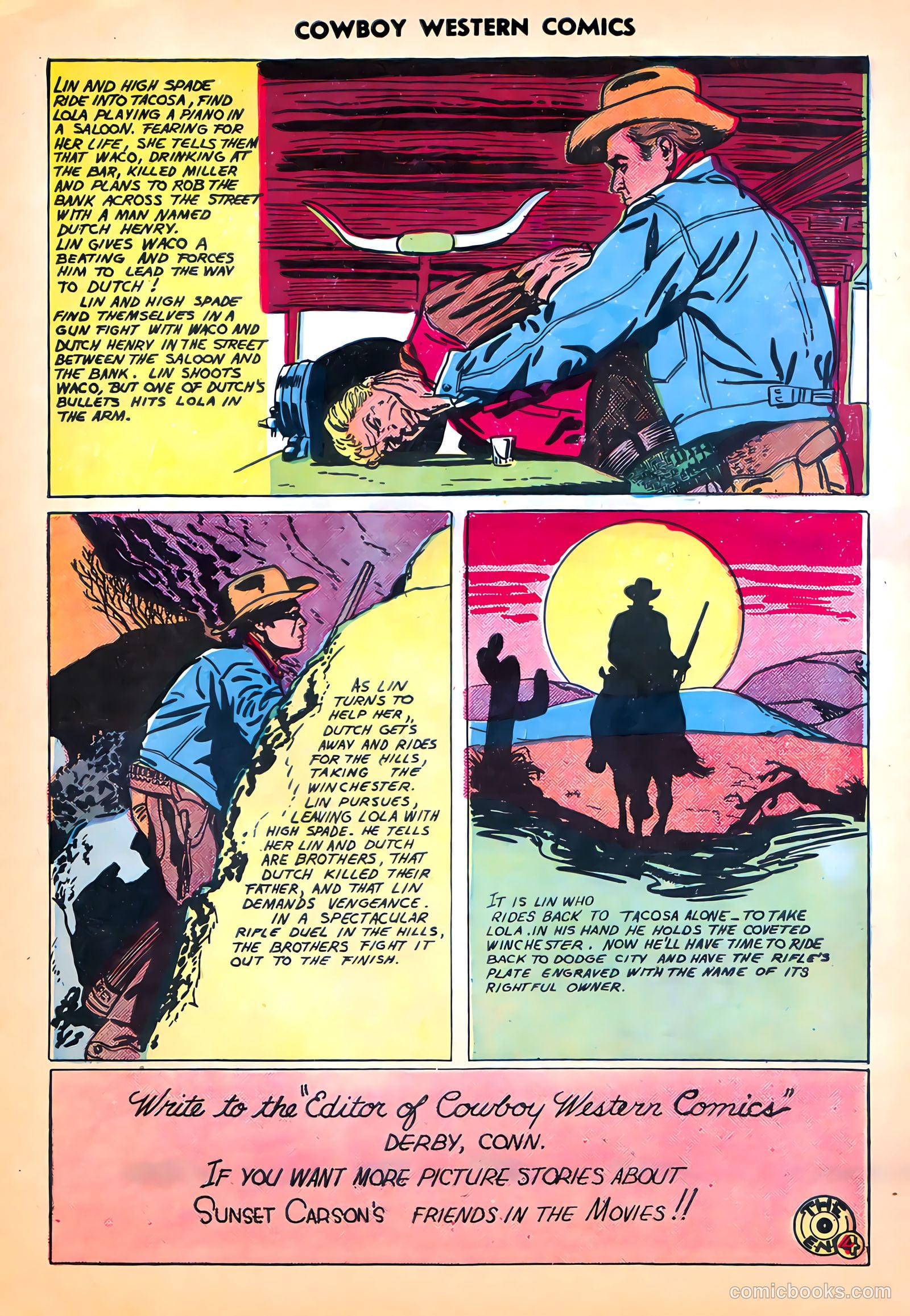 Cowboy Western Comics #29 (1950) — page 23 of 36