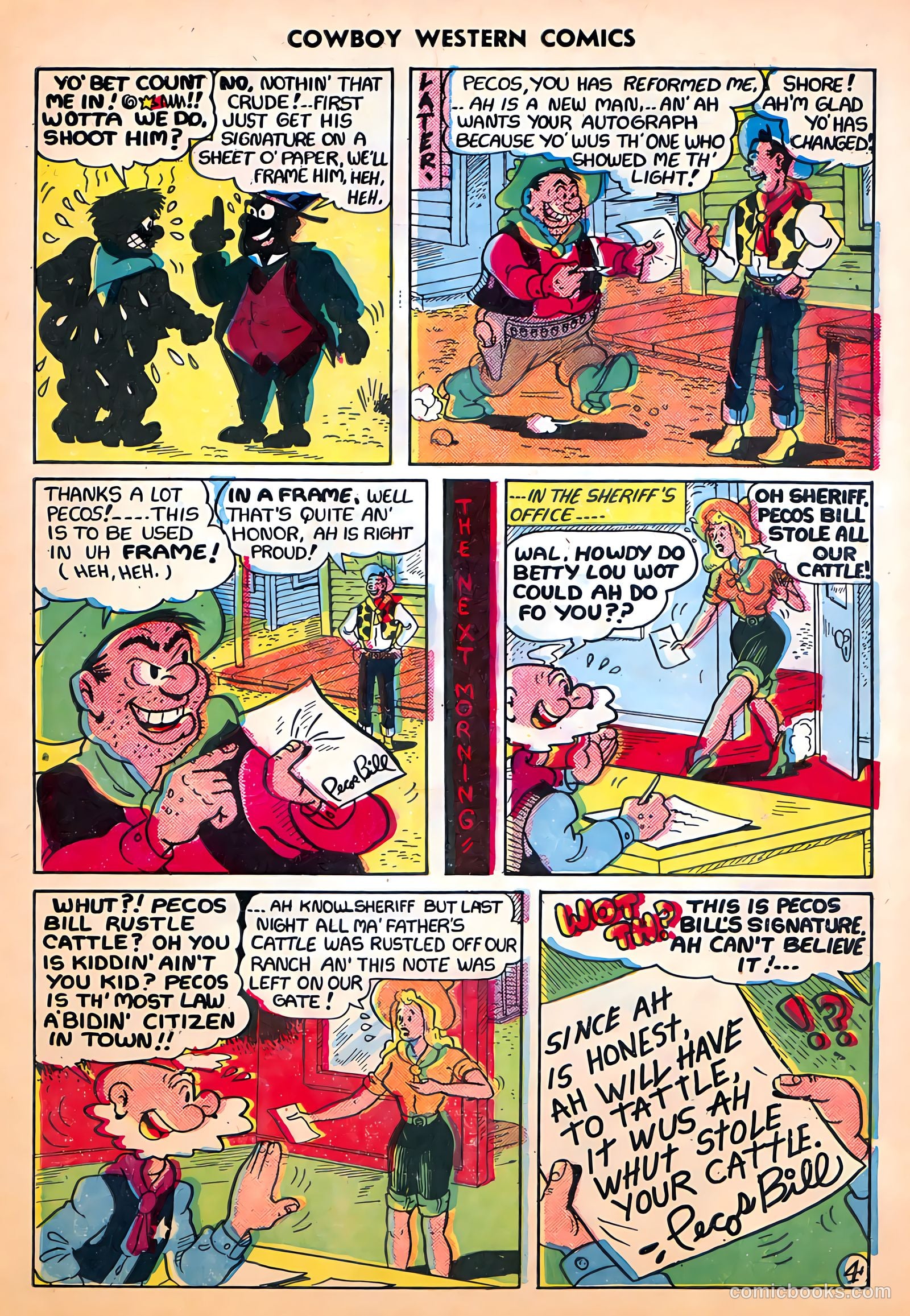 Cowboy Western Comics #29 (1950) — page 27 of 36