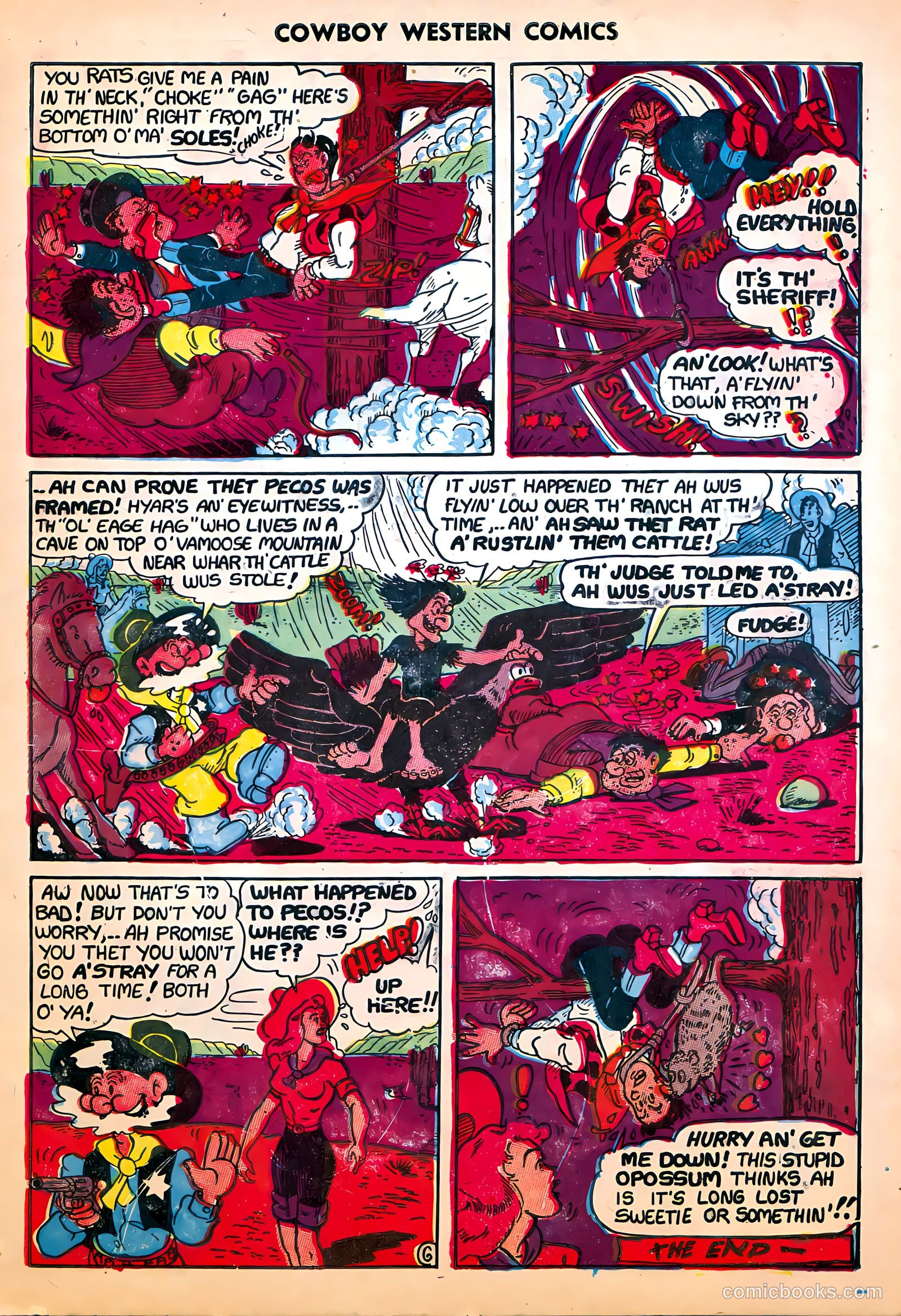 Cowboy Western Comics #29 (1950) — page 29 of 36