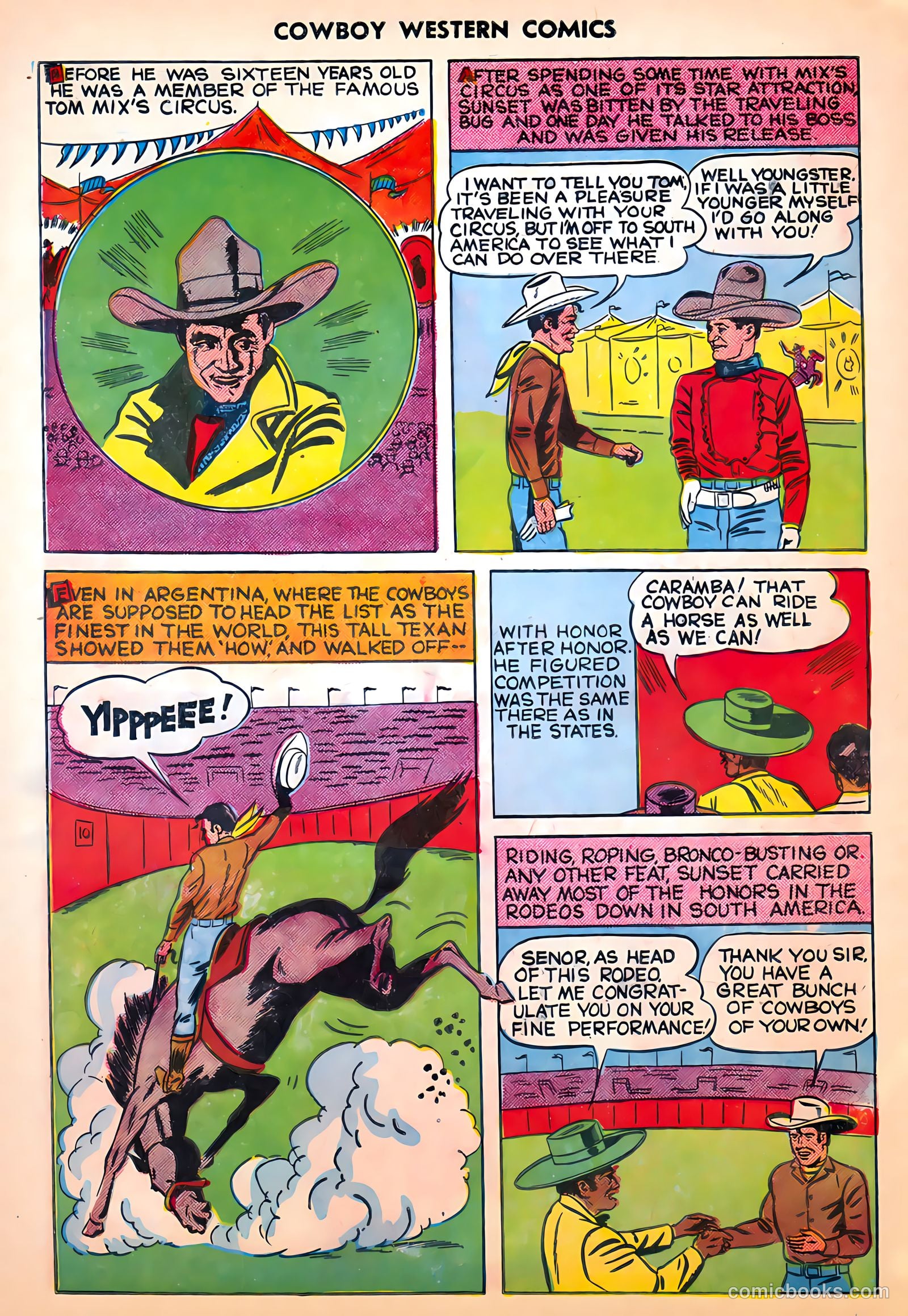 Cowboy Western Comics #29 (1950) — page 32 of 36