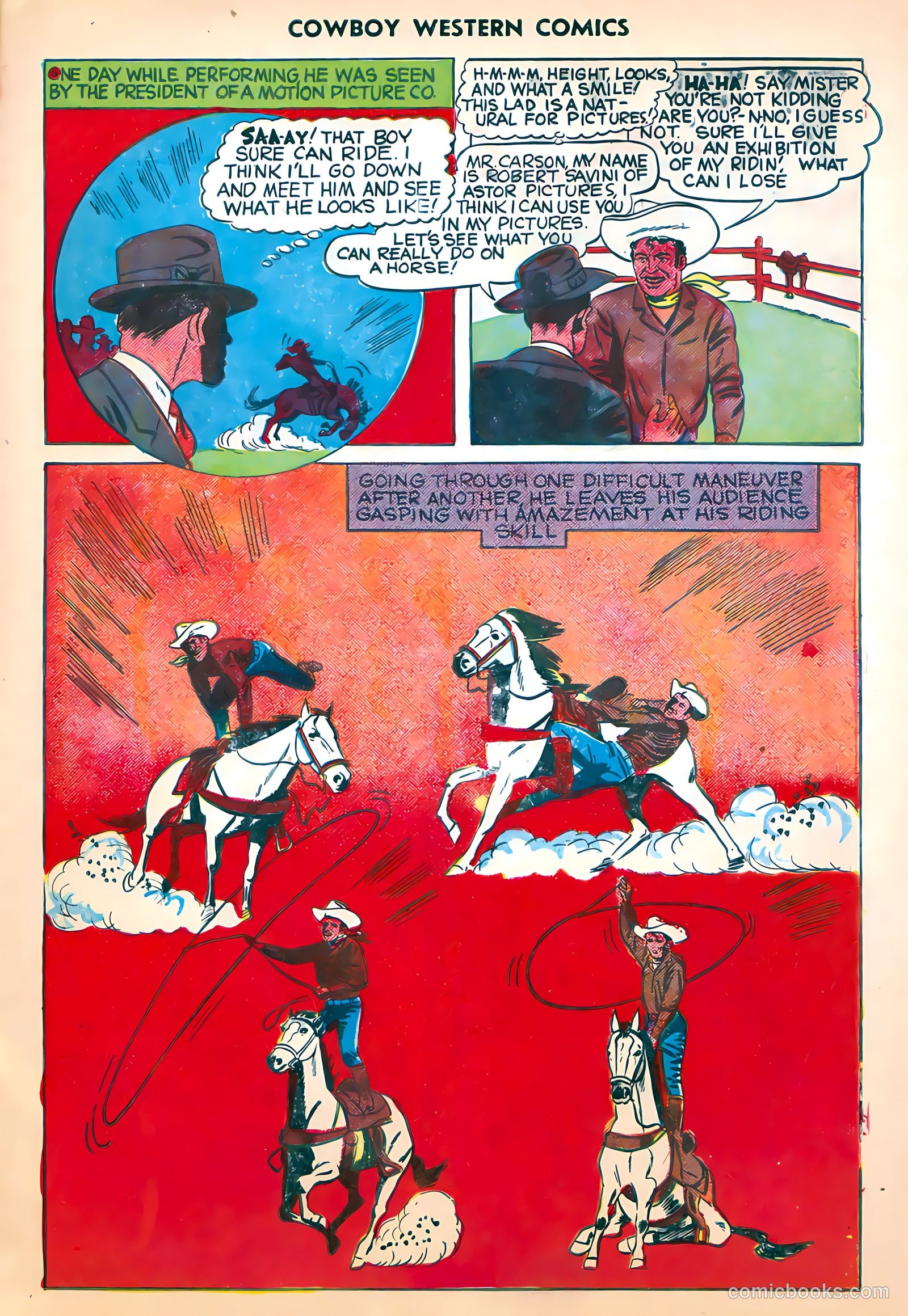 Cowboy Western Comics #29 (1950) — page 33 of 36