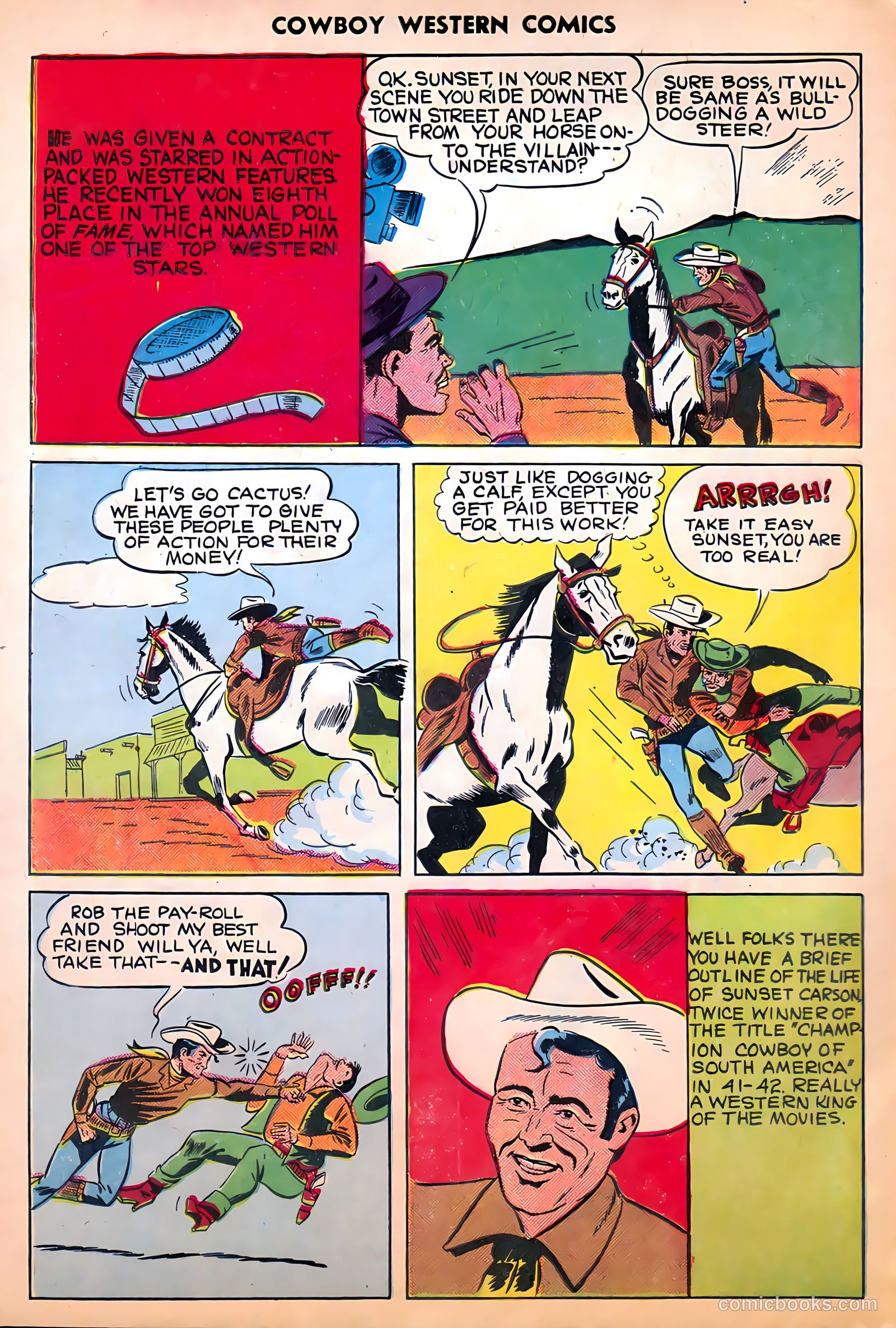 Cowboy Western Comics #29 (1950) — page 34 of 36