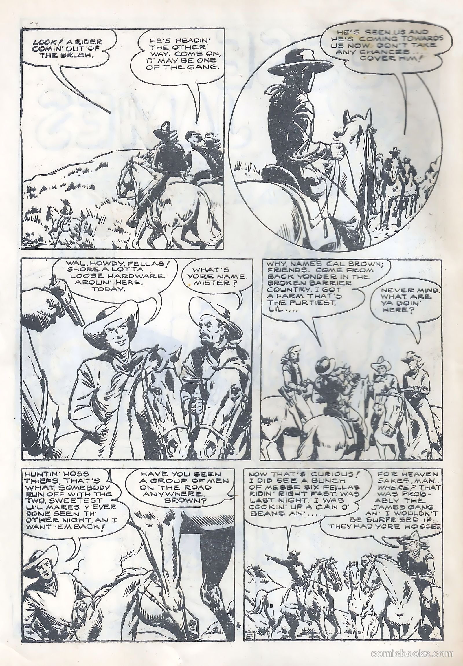 Cowboy Western Comics #3 (1956) — page 4 of 28