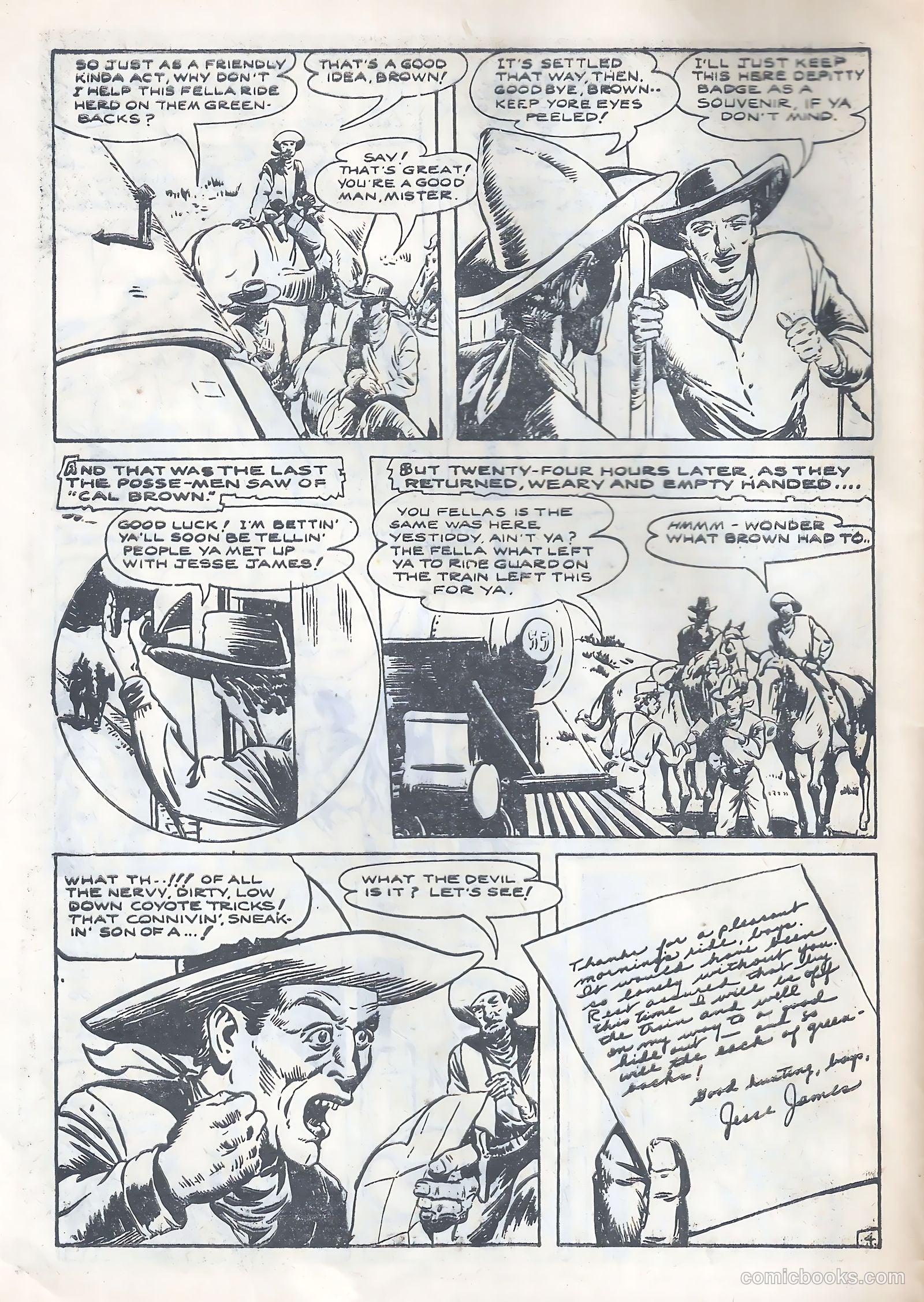 Cowboy Western Comics #3 (1956) — page 6 of 28