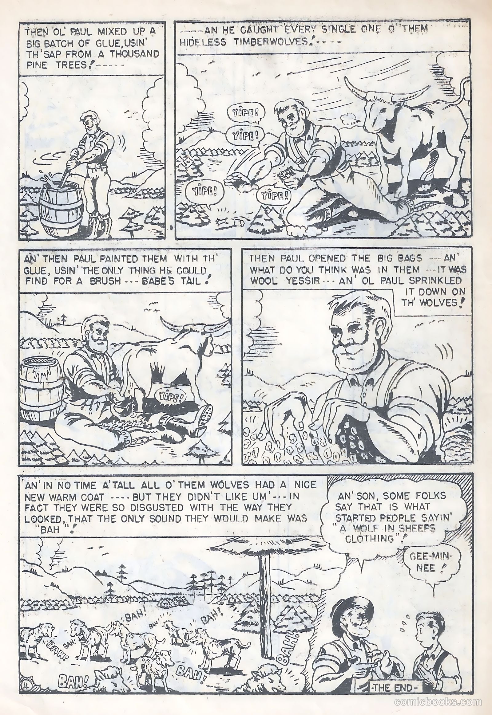 Cowboy Western Comics #3 (1956) — page 20 of 28