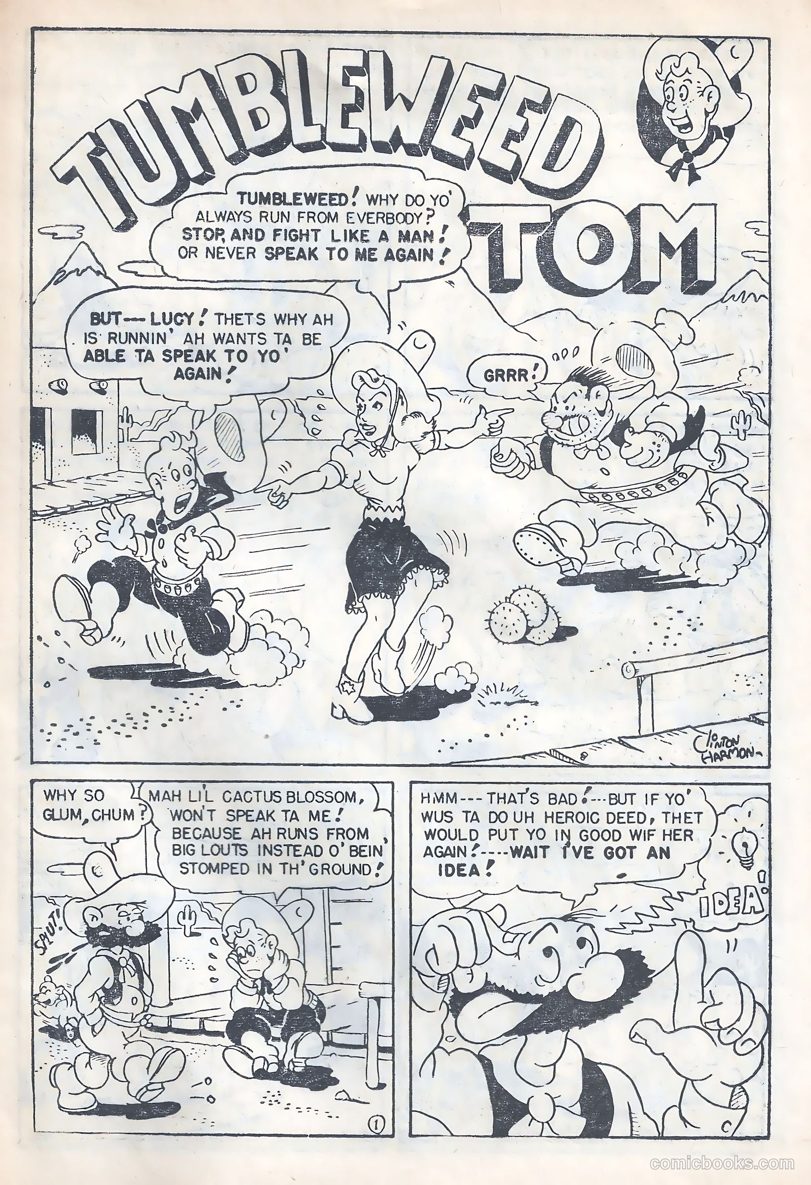 Cowboy Western Comics #3 (1956) — page 21 of 28