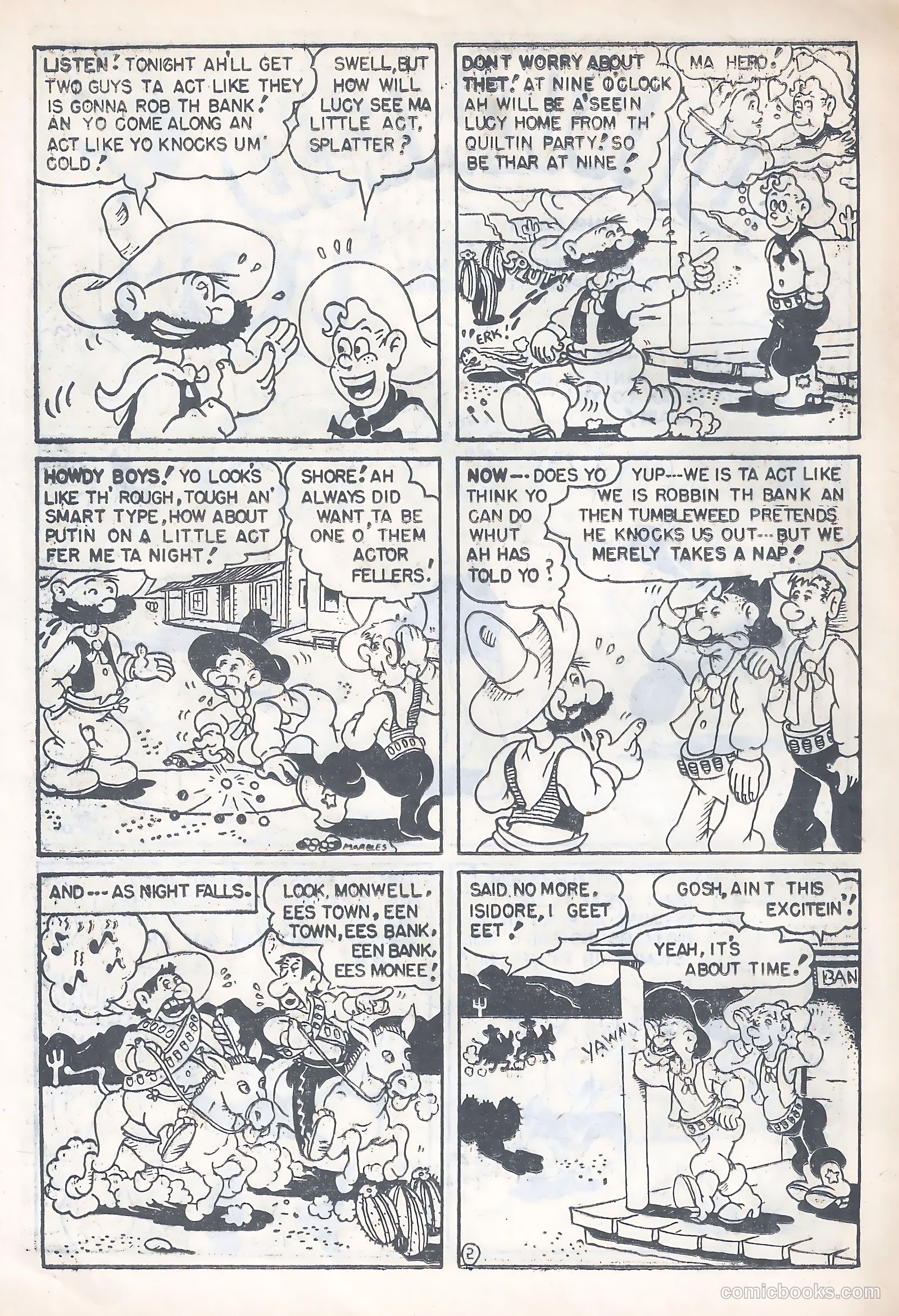 Cowboy Western Comics #3 (1956) — page 22 of 28