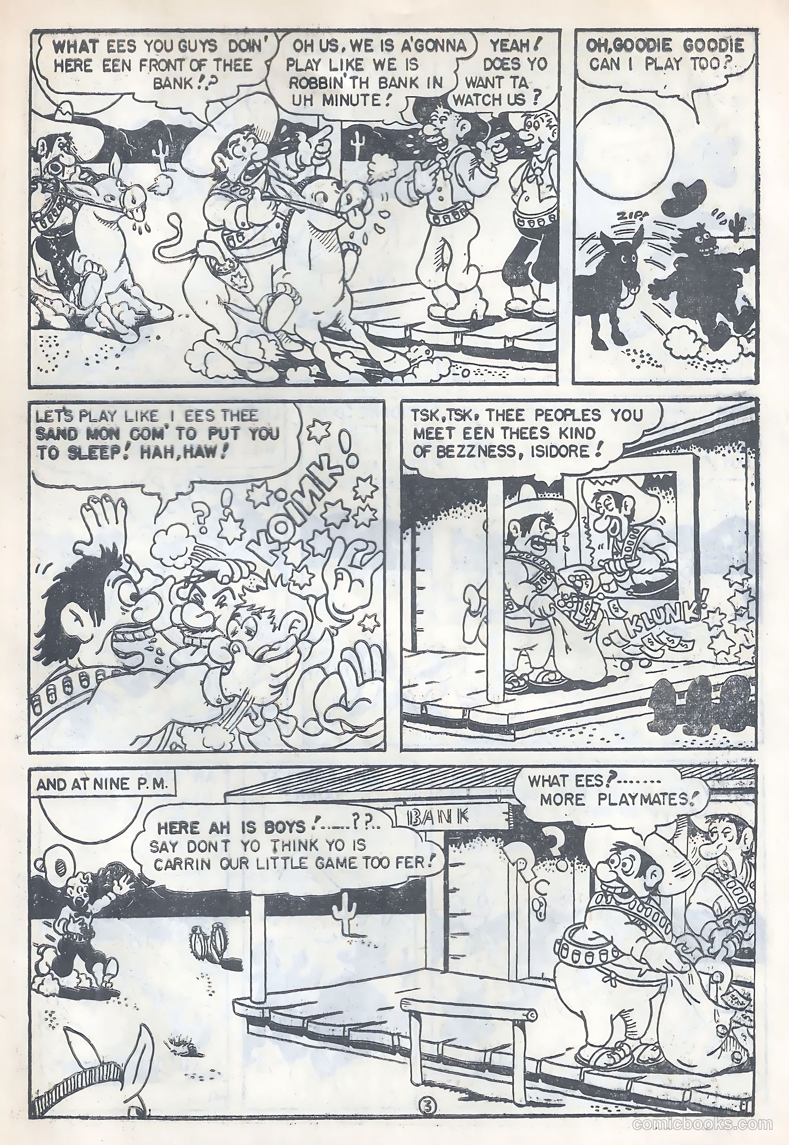 Cowboy Western Comics #3 (1956) — page 23 of 28