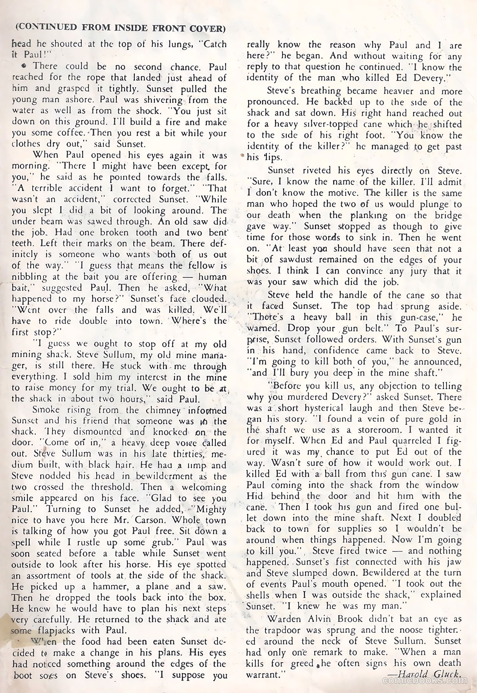 Cowboy Western Comics #3 (1956) — page 27 of 28