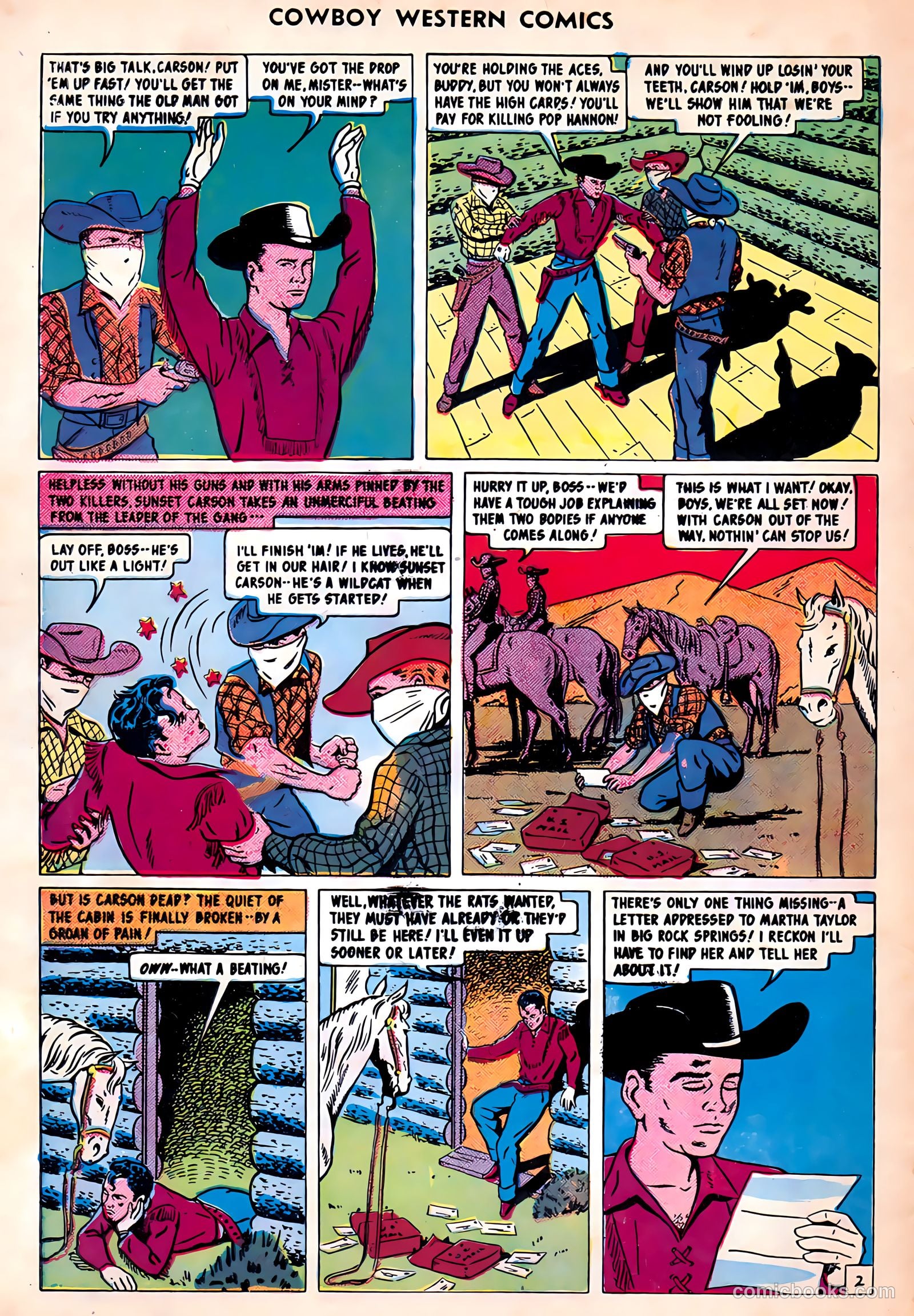 Cowboy Western Comics #30 (1950) — page 4 of 36