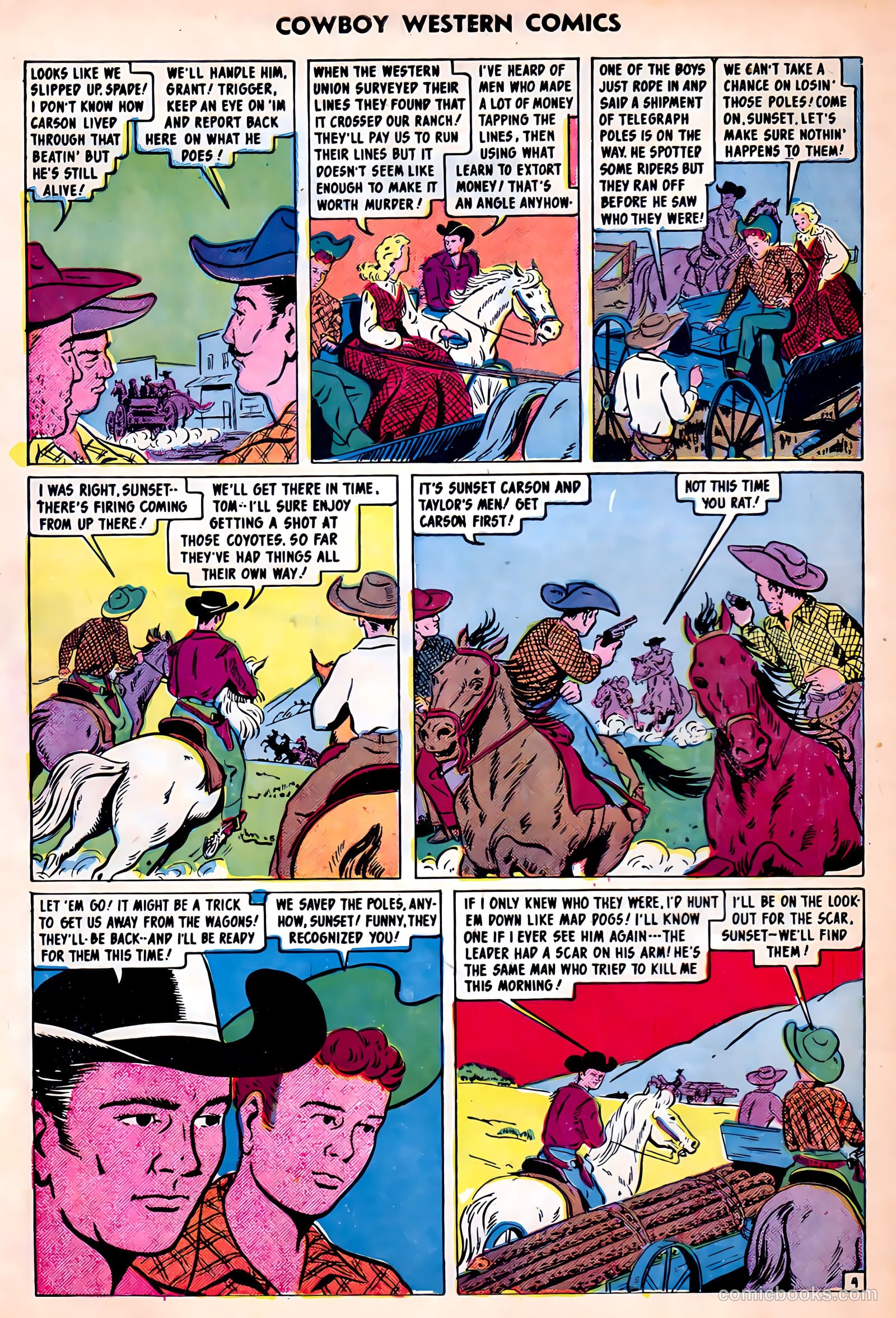 Cowboy Western Comics #30 (1950) — page 6 of 36
