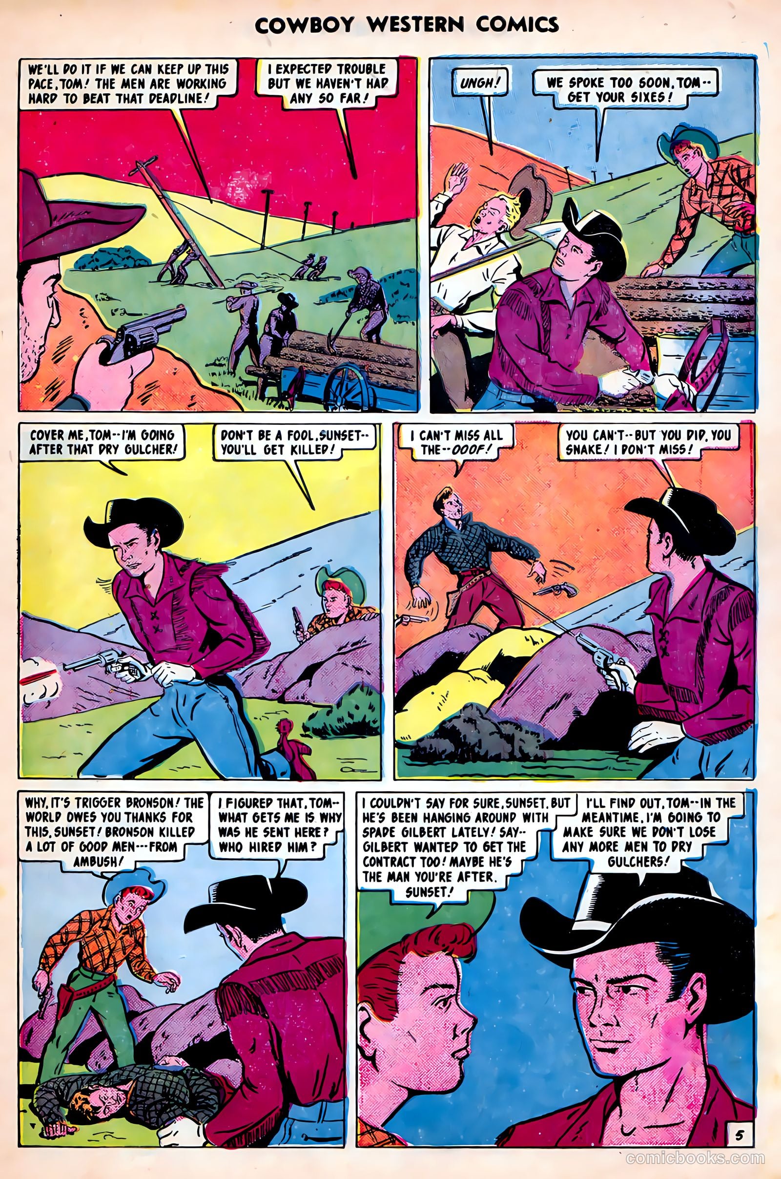 Cowboy Western Comics #30 (1950) — page 7 of 36