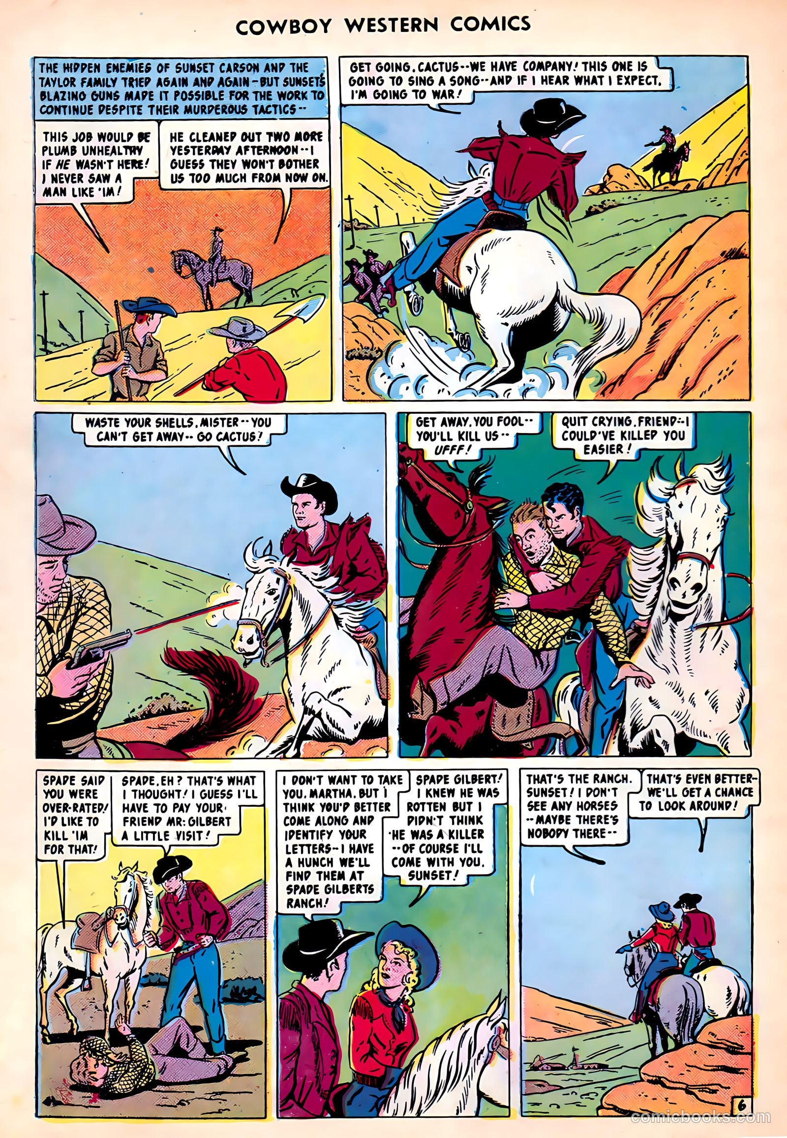 Cowboy Western Comics #30 (1950) — page 8 of 36