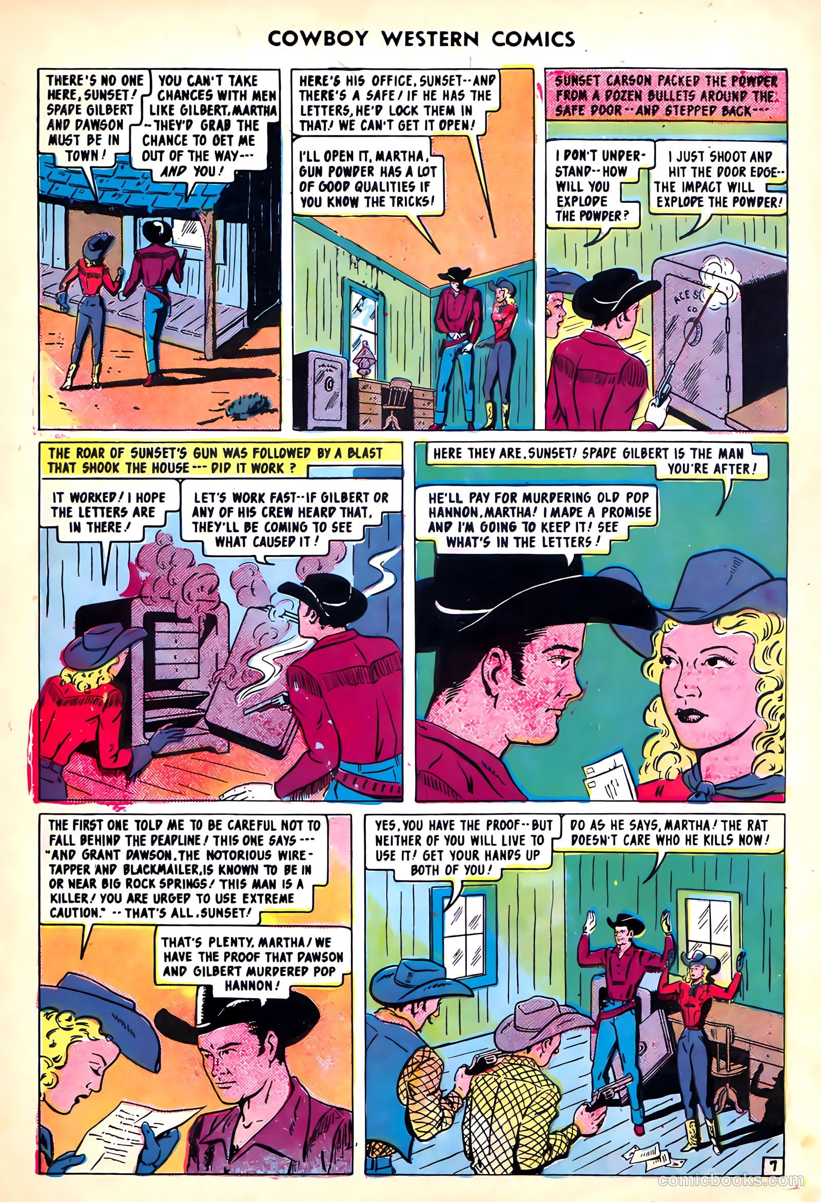 Cowboy Western Comics #30 (1950) — page 9 of 36