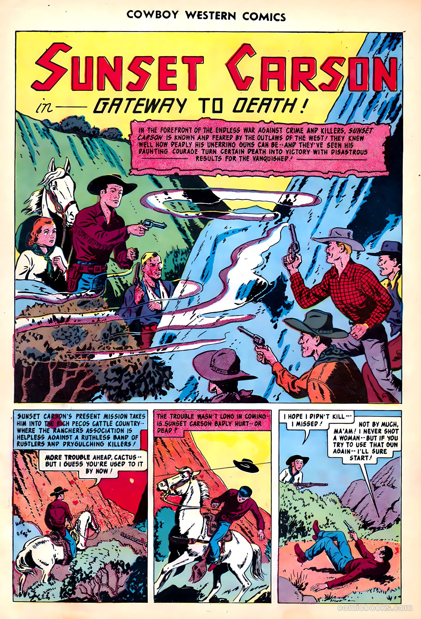 Cowboy Western Comics #30 (1950) — page 12 of 36