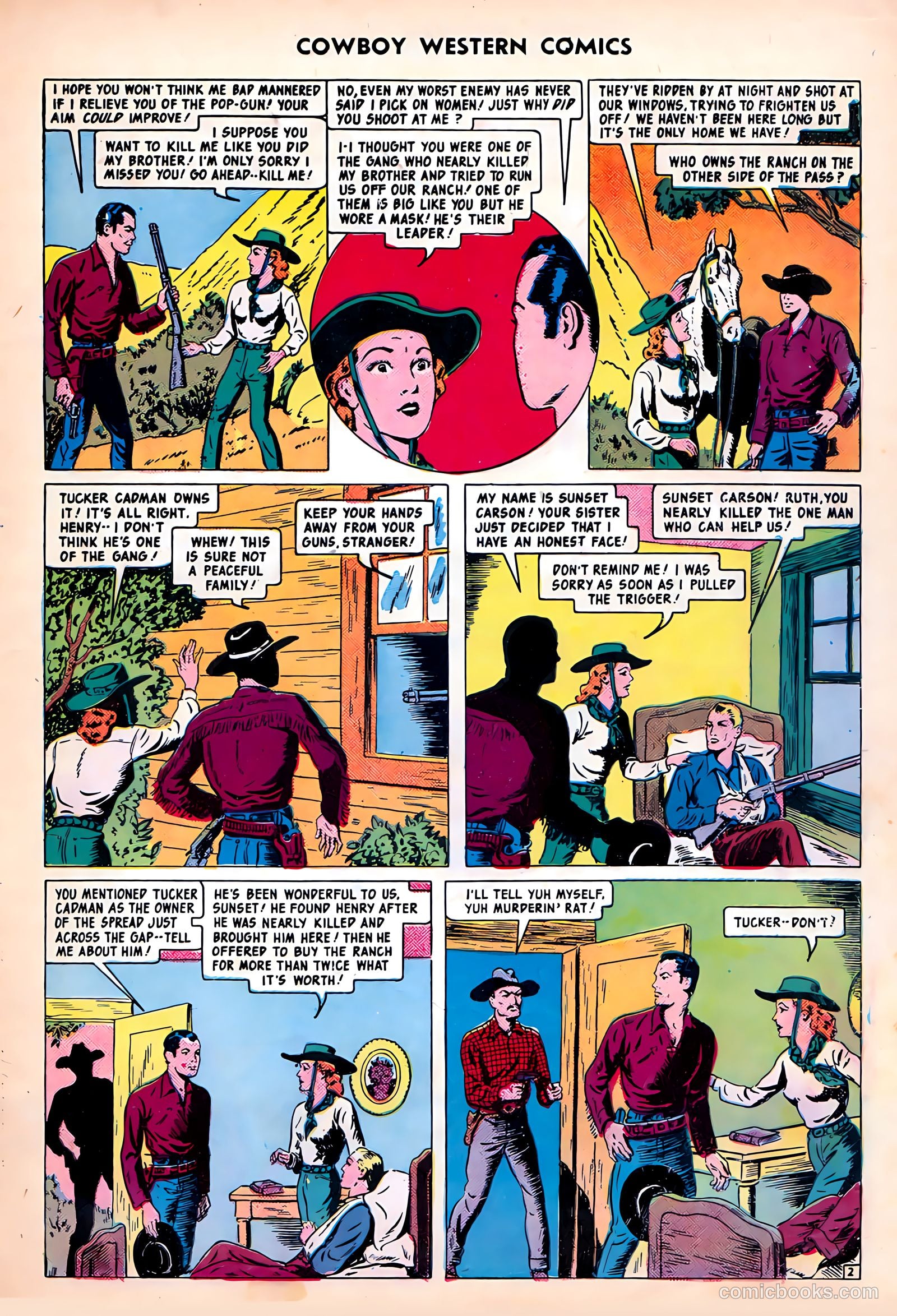 Cowboy Western Comics #30 (1950) — page 13 of 36