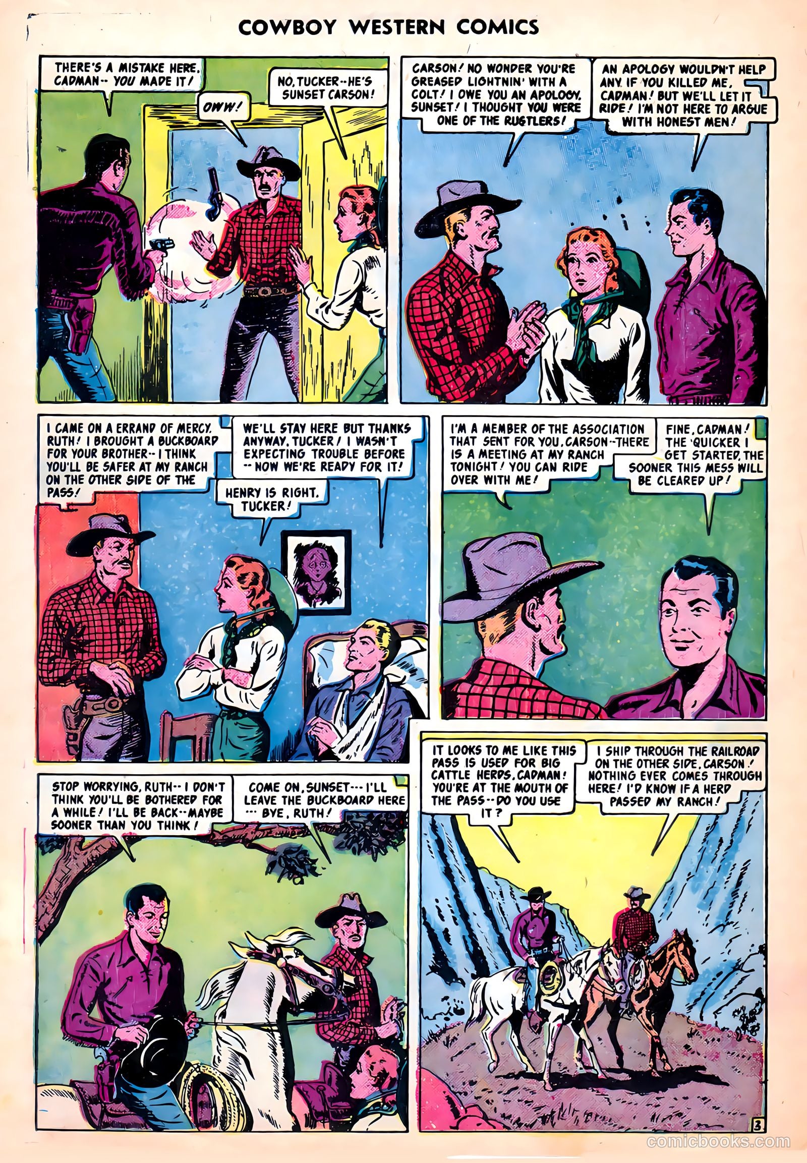Cowboy Western Comics #30 (1950) — page 14 of 36