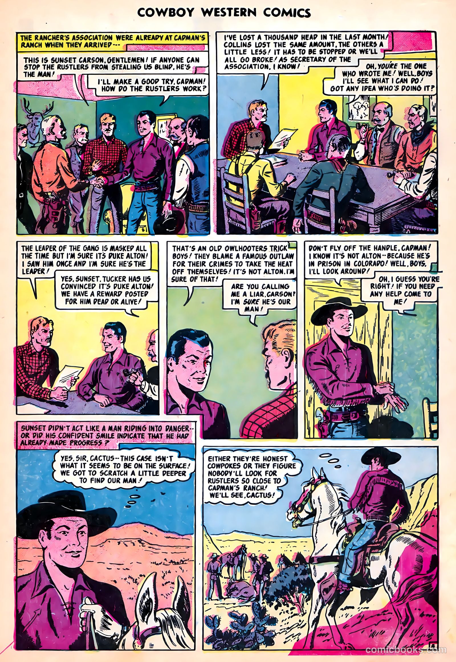 Cowboy Western Comics #30 (1950) — page 15 of 36