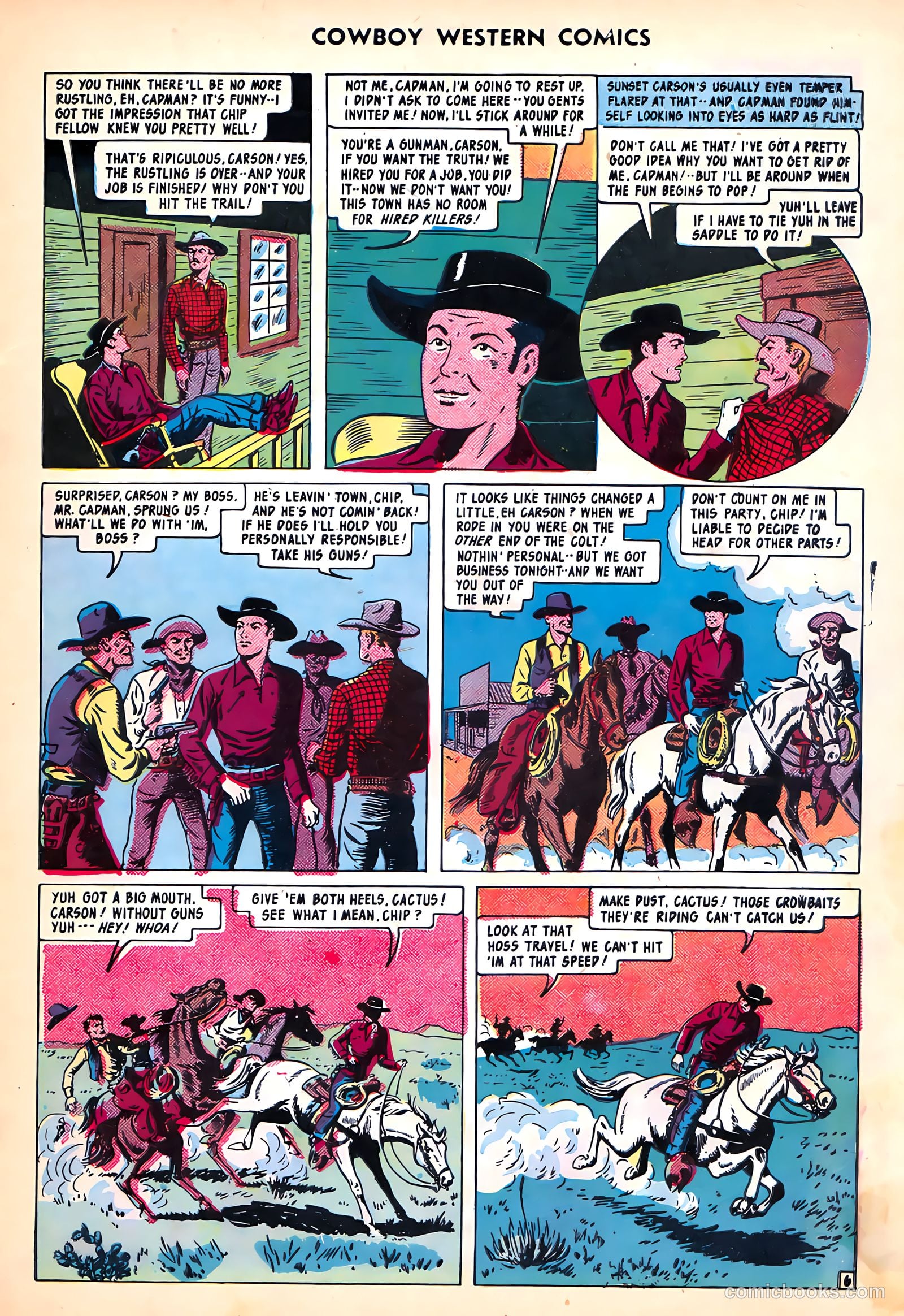 Cowboy Western Comics #30 (1950) — page 17 of 36