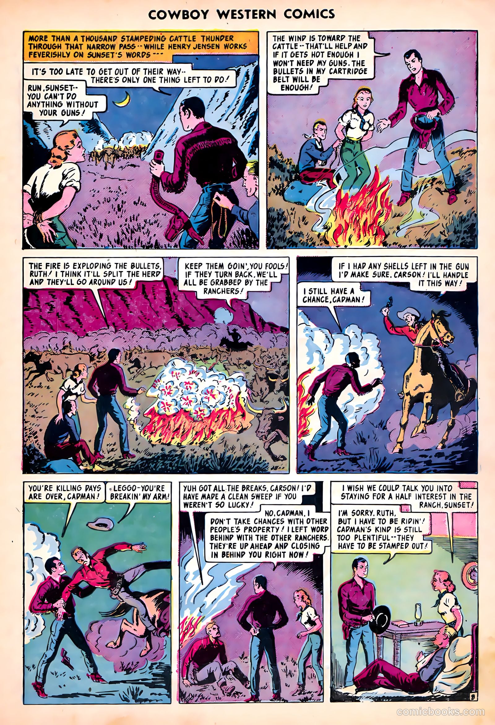 Cowboy Western Comics #30 (1950) — page 19 of 36