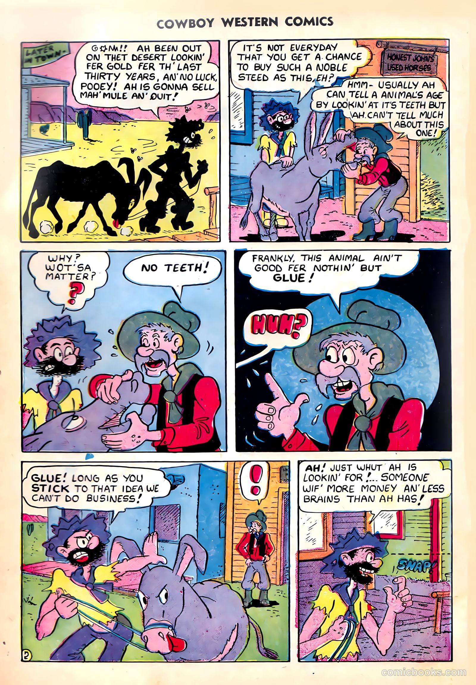Cowboy Western Comics #30 (1950) — page 31 of 36