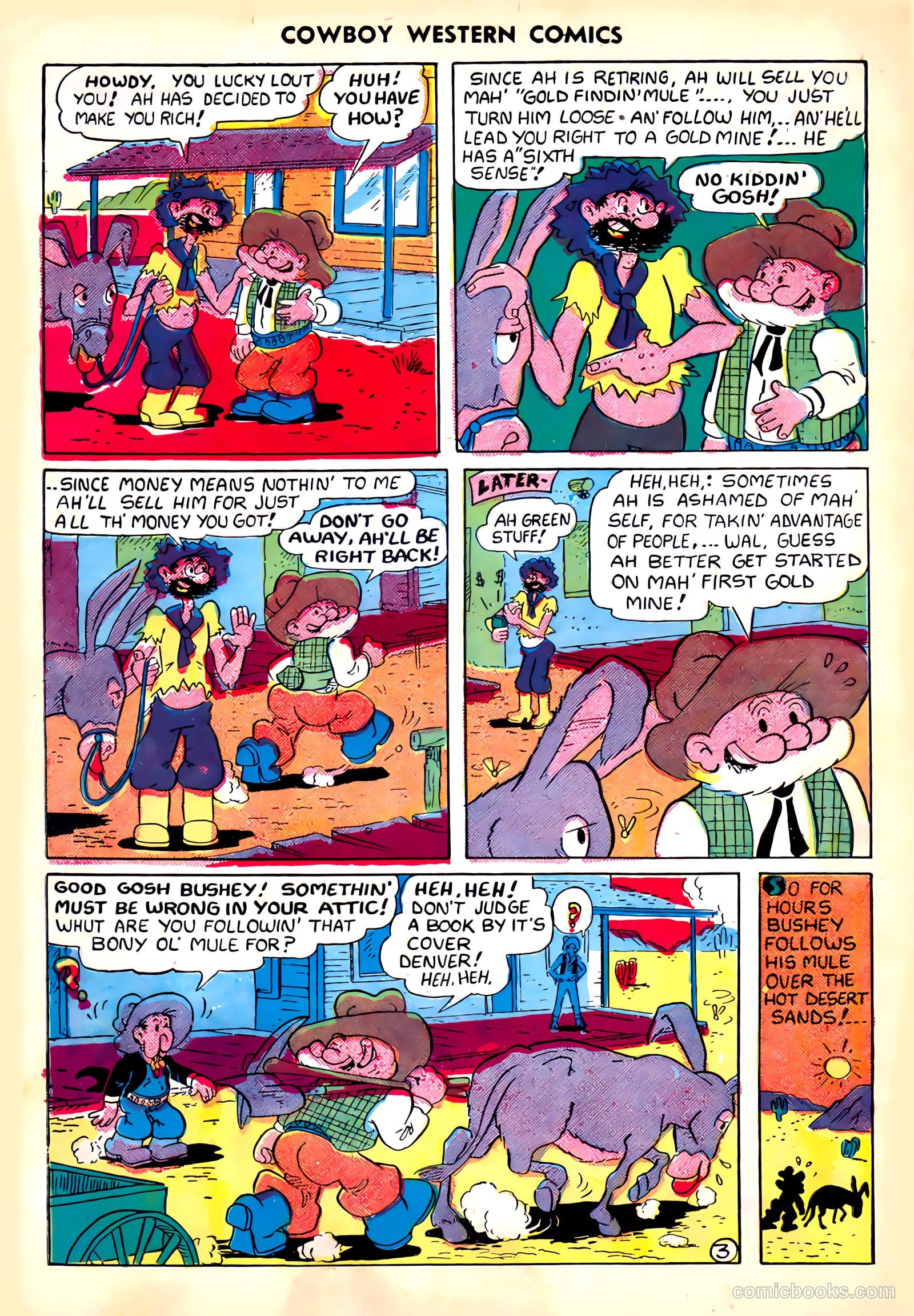Cowboy Western Comics #30 (1950) — page 32 of 36