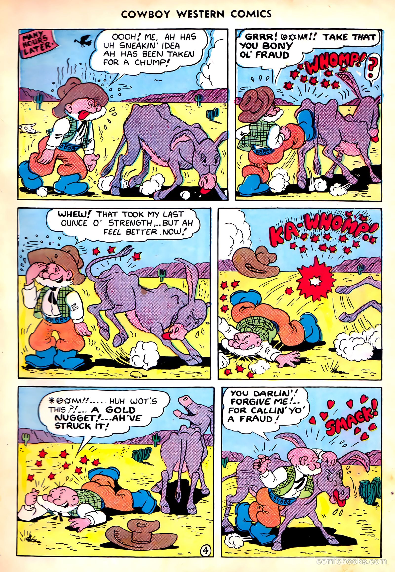 Cowboy Western Comics #30 (1950) — page 33 of 36