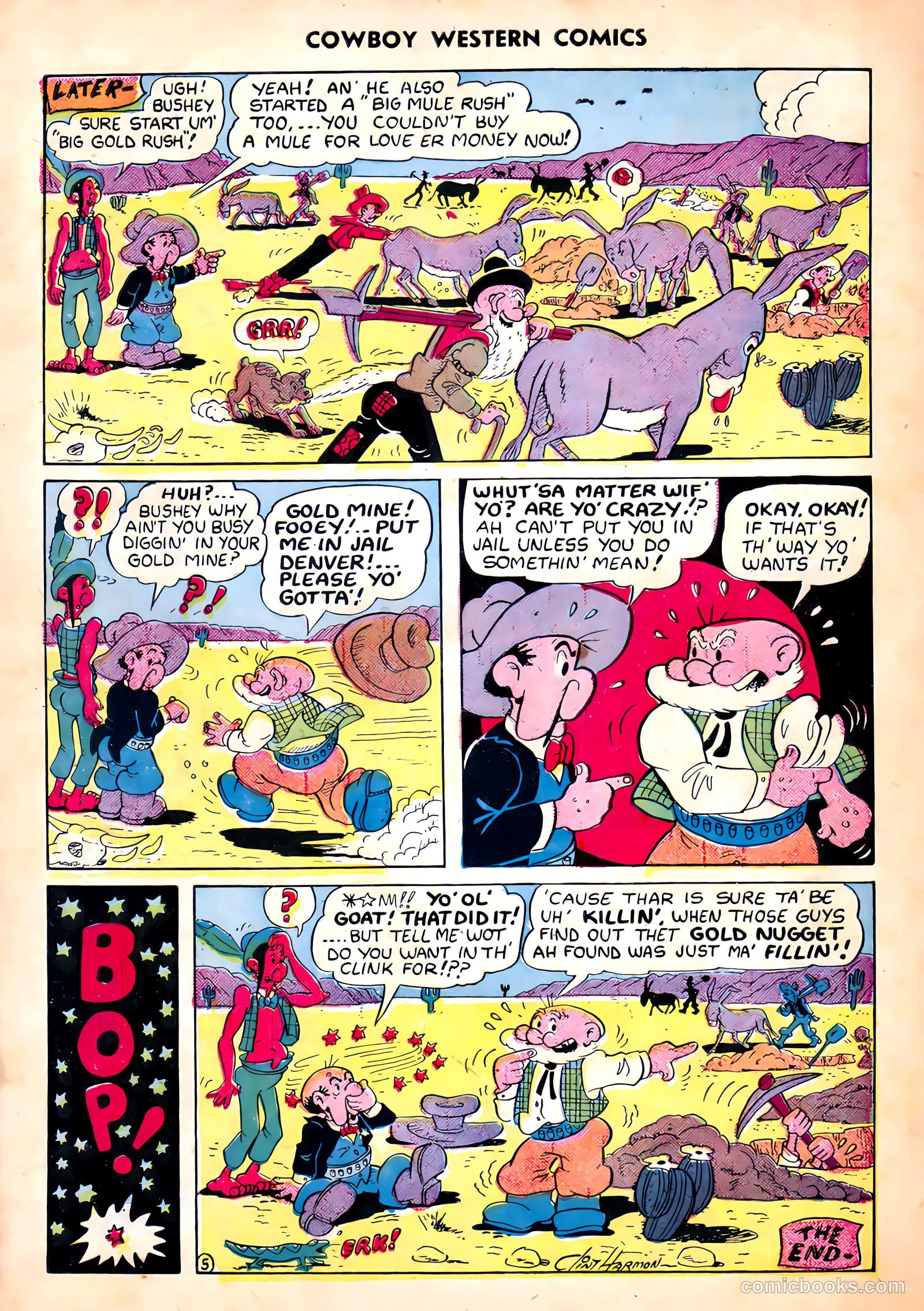 Cowboy Western Comics #30 (1950) — page 34 of 36