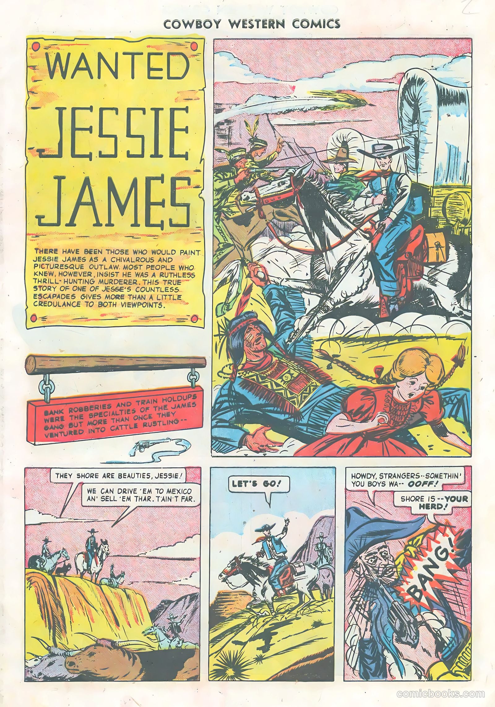 Cowboy Western Comics #31 (1951) — page 3 of 36